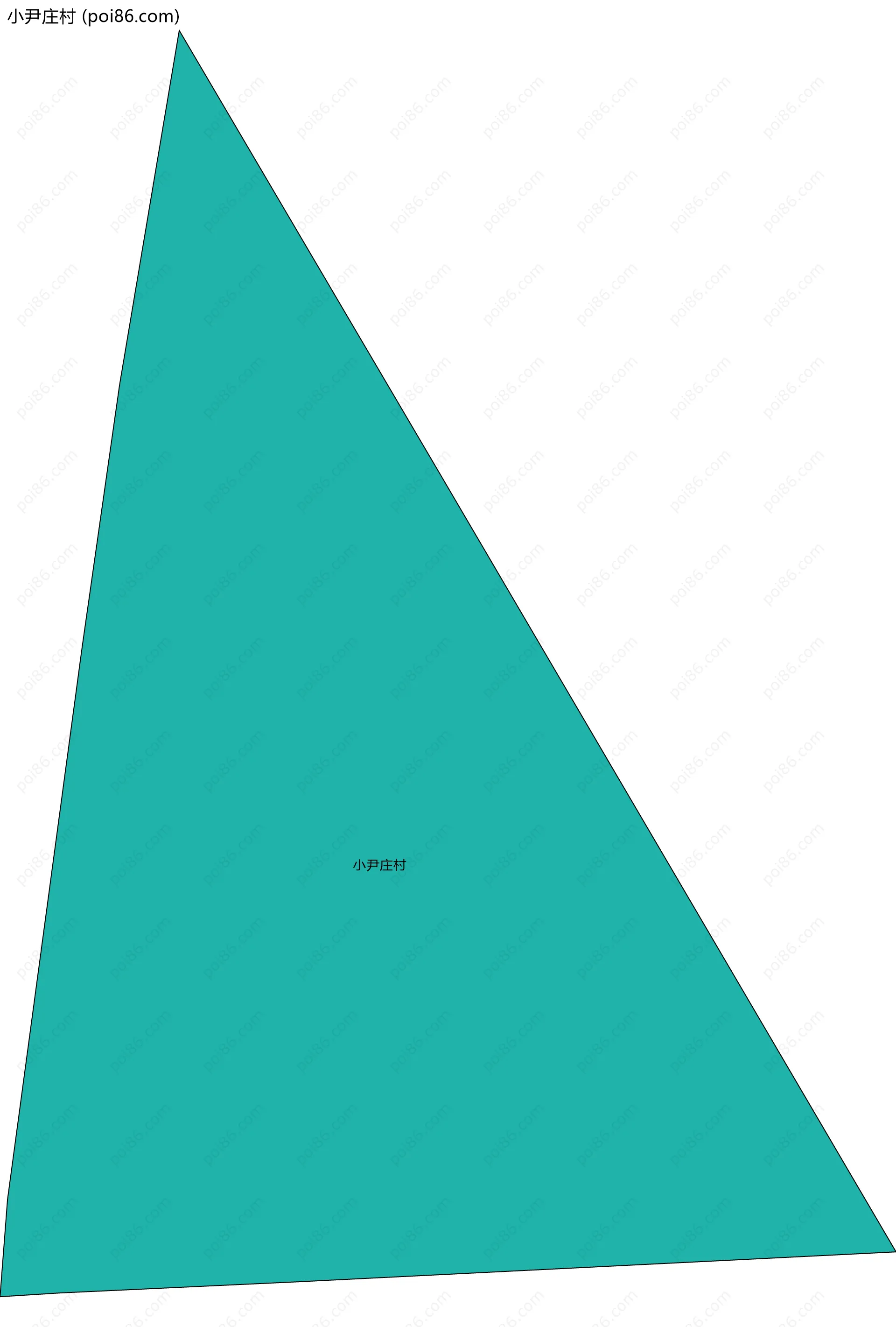 小尹庄村边界地图