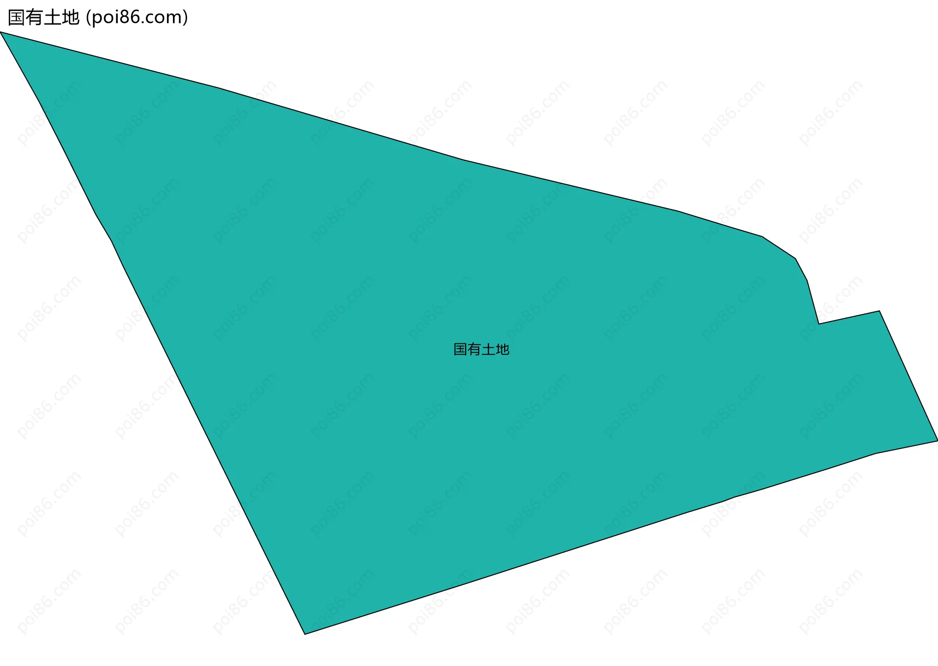 国有土地边界地图