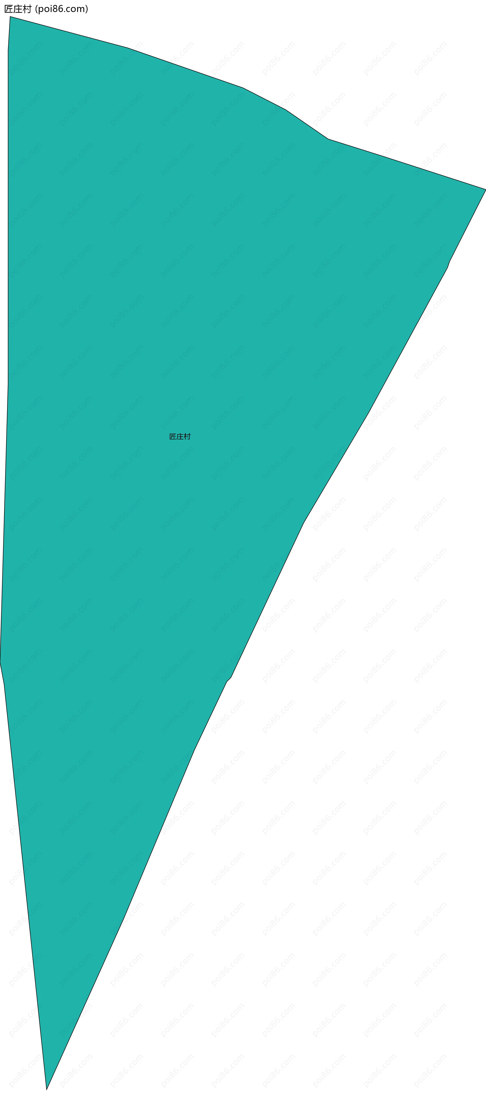 匠庄村边界地图