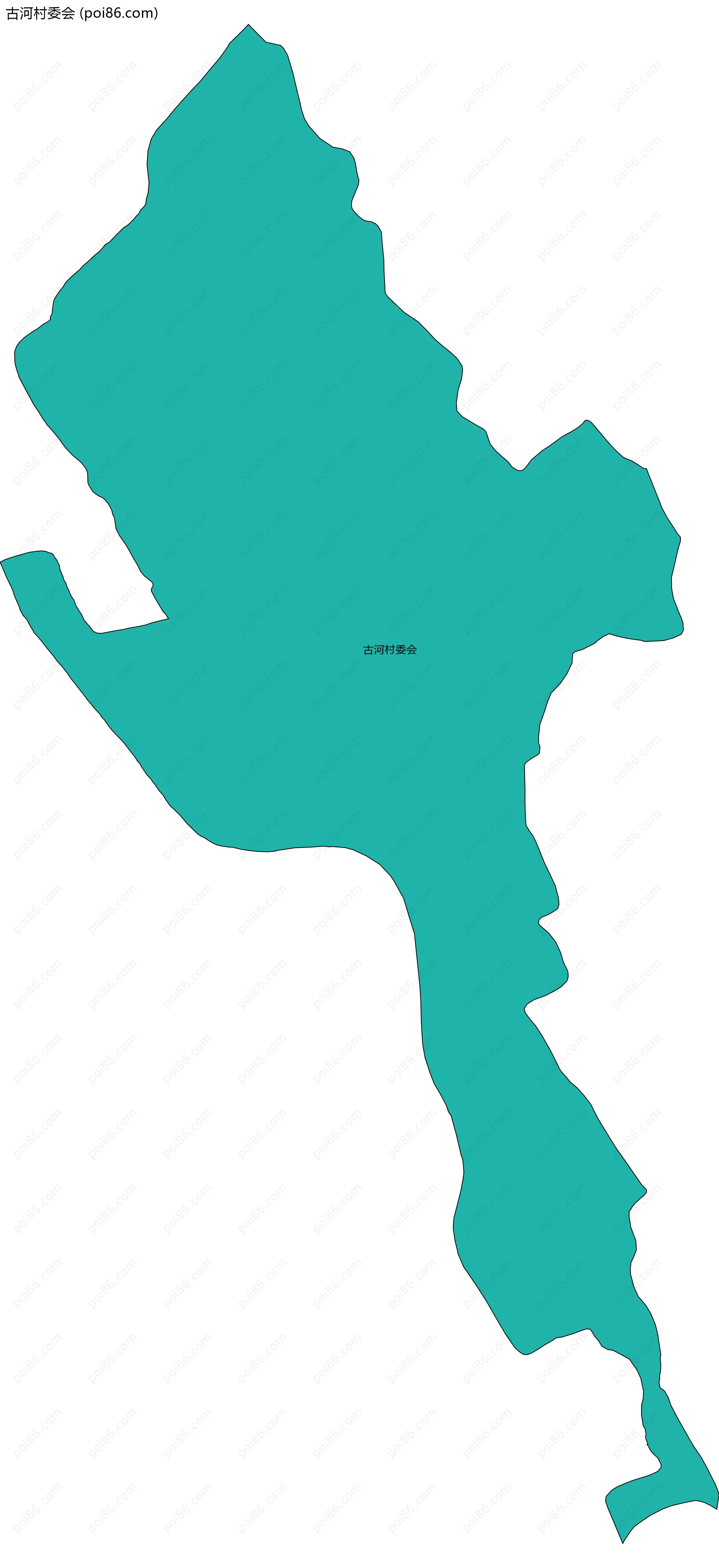 古河村委会边界地图