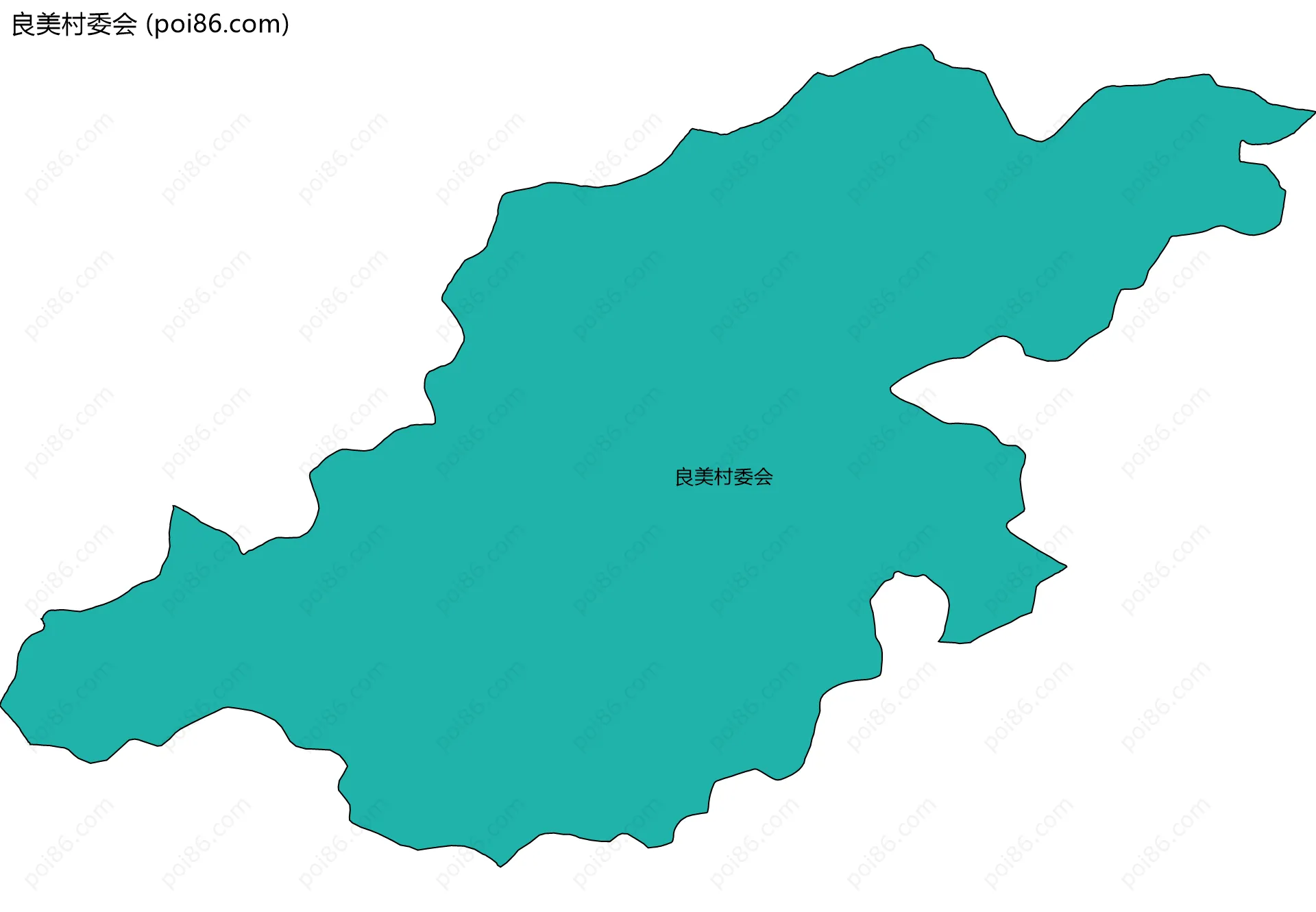 良美村委会边界地图