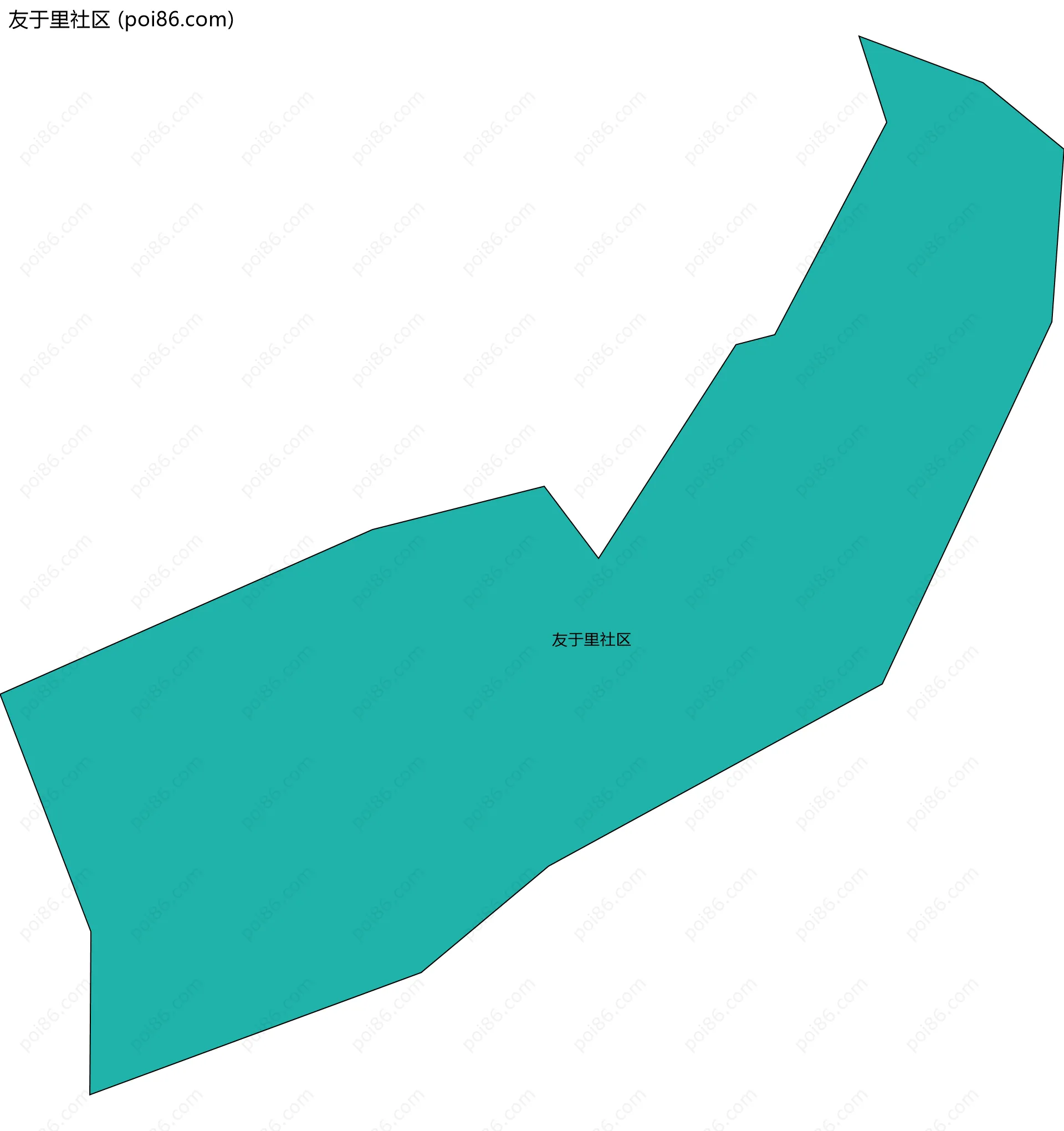 友于里社区边界地图