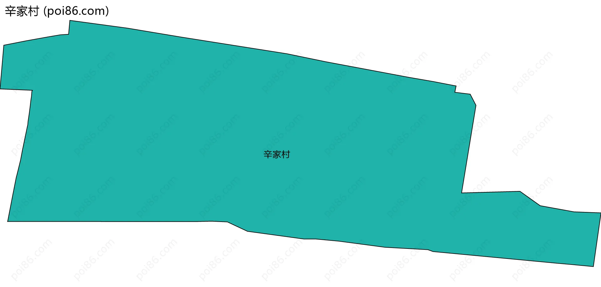 辛家村边界地图
