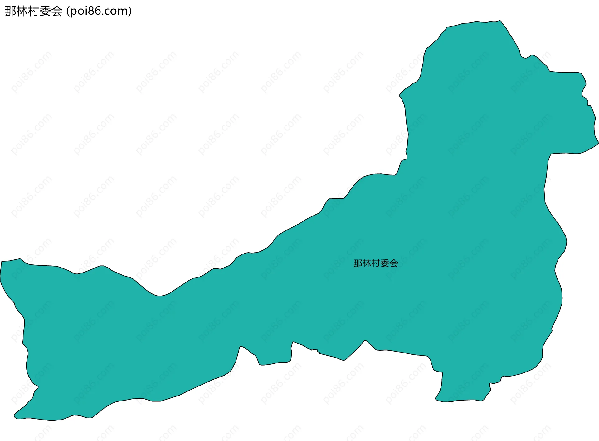 那林村委会边界地图