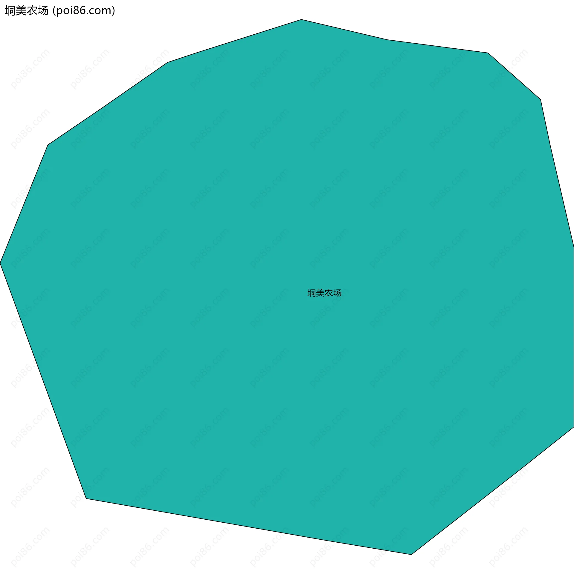 垌美农场边界地图