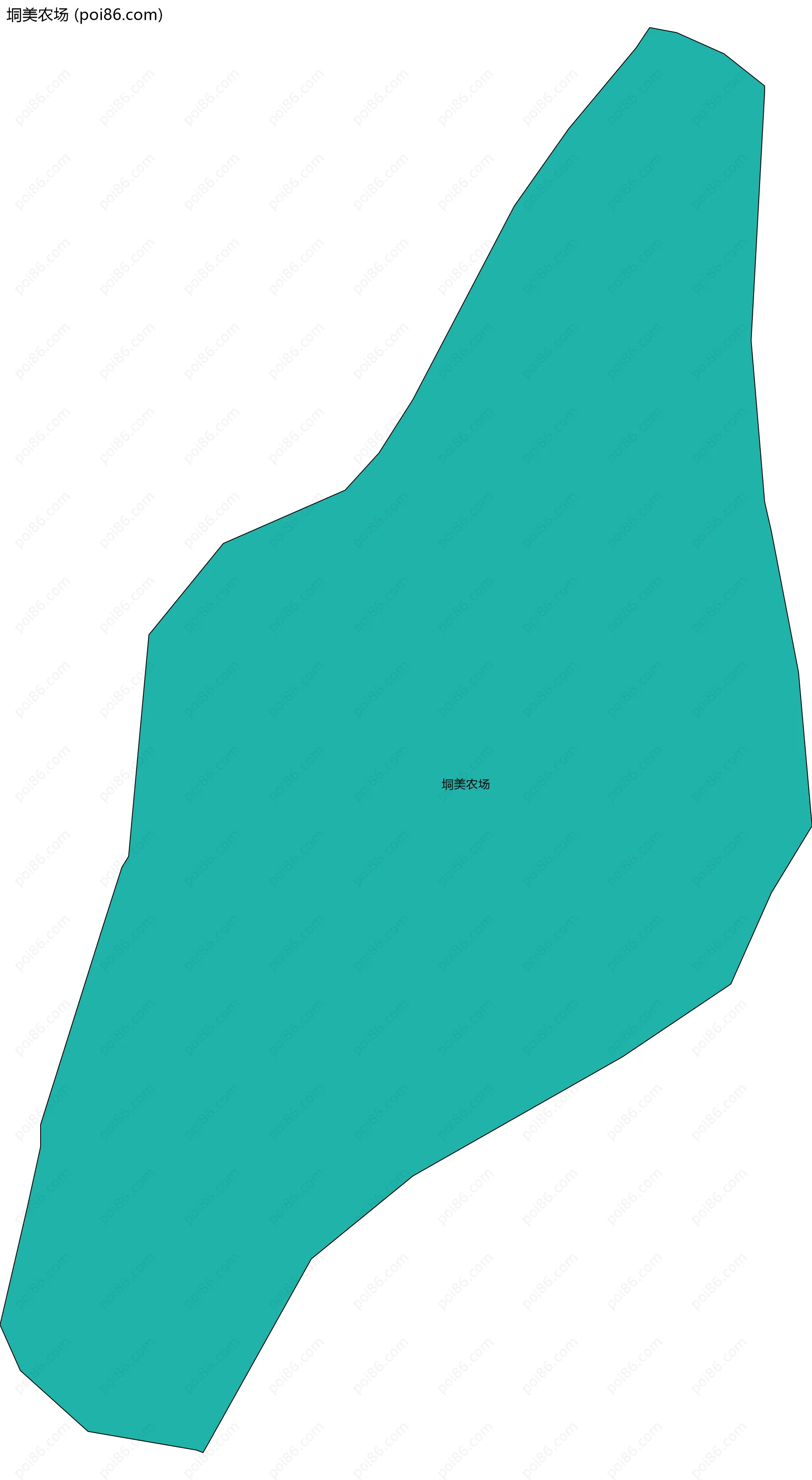 垌美农场边界地图