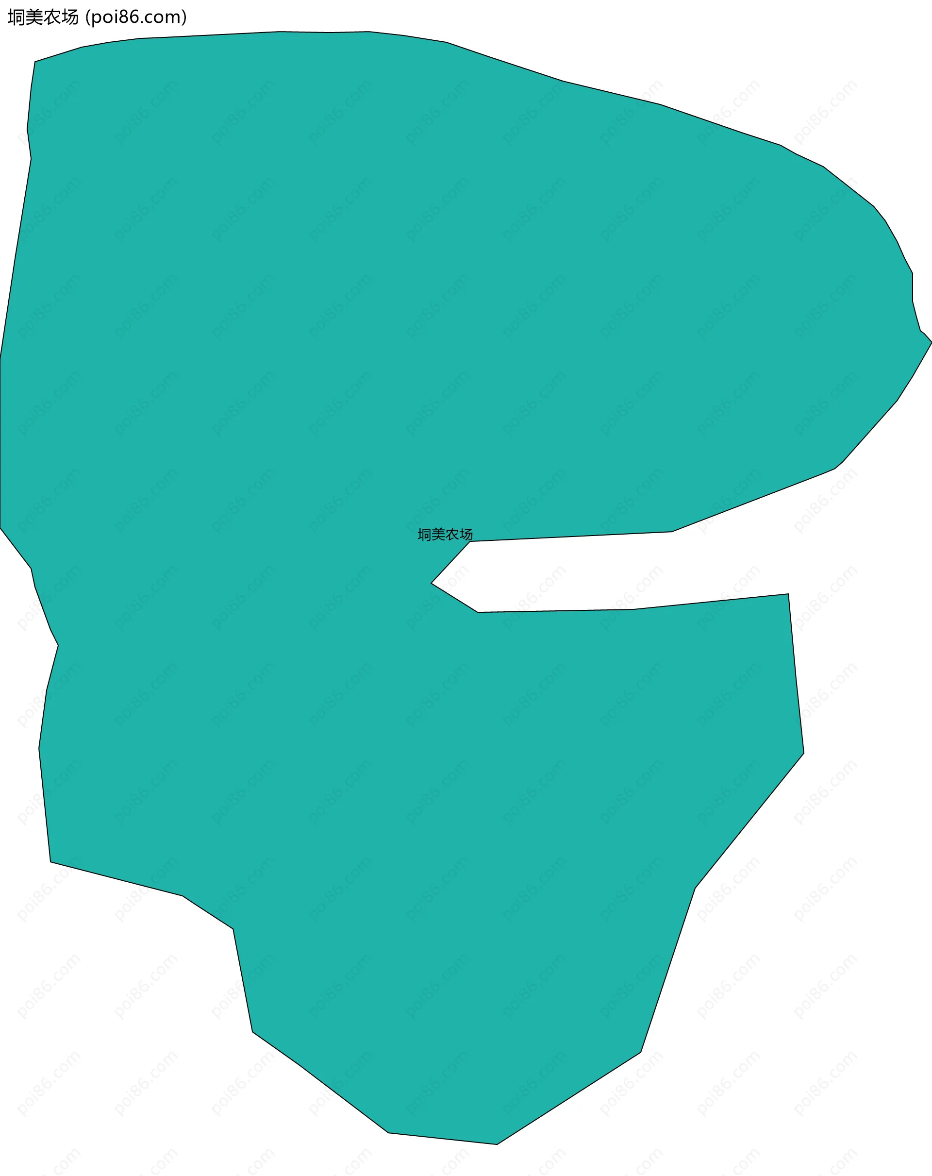 垌美农场边界地图