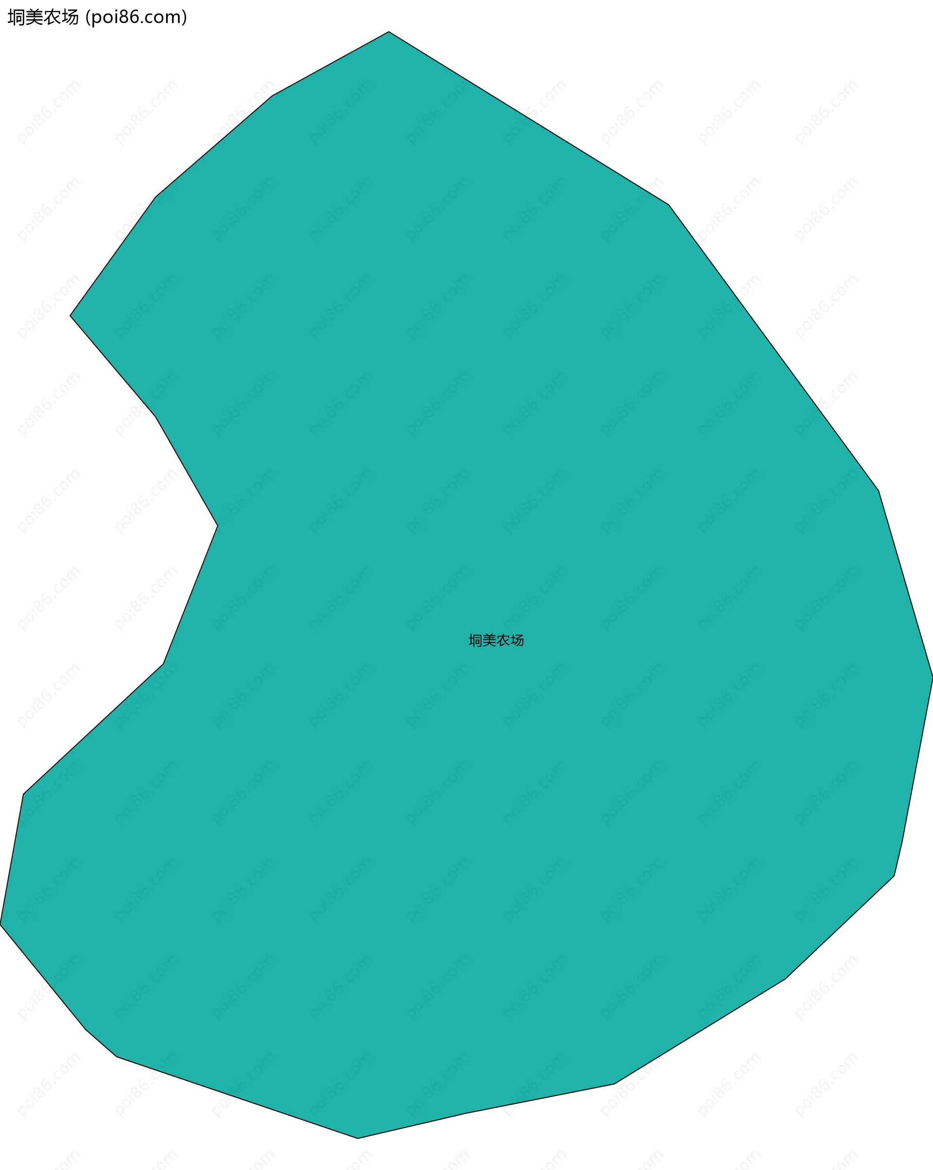 垌美农场边界地图