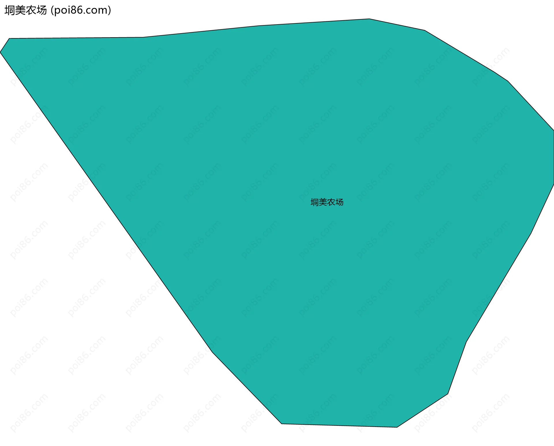 垌美农场边界地图