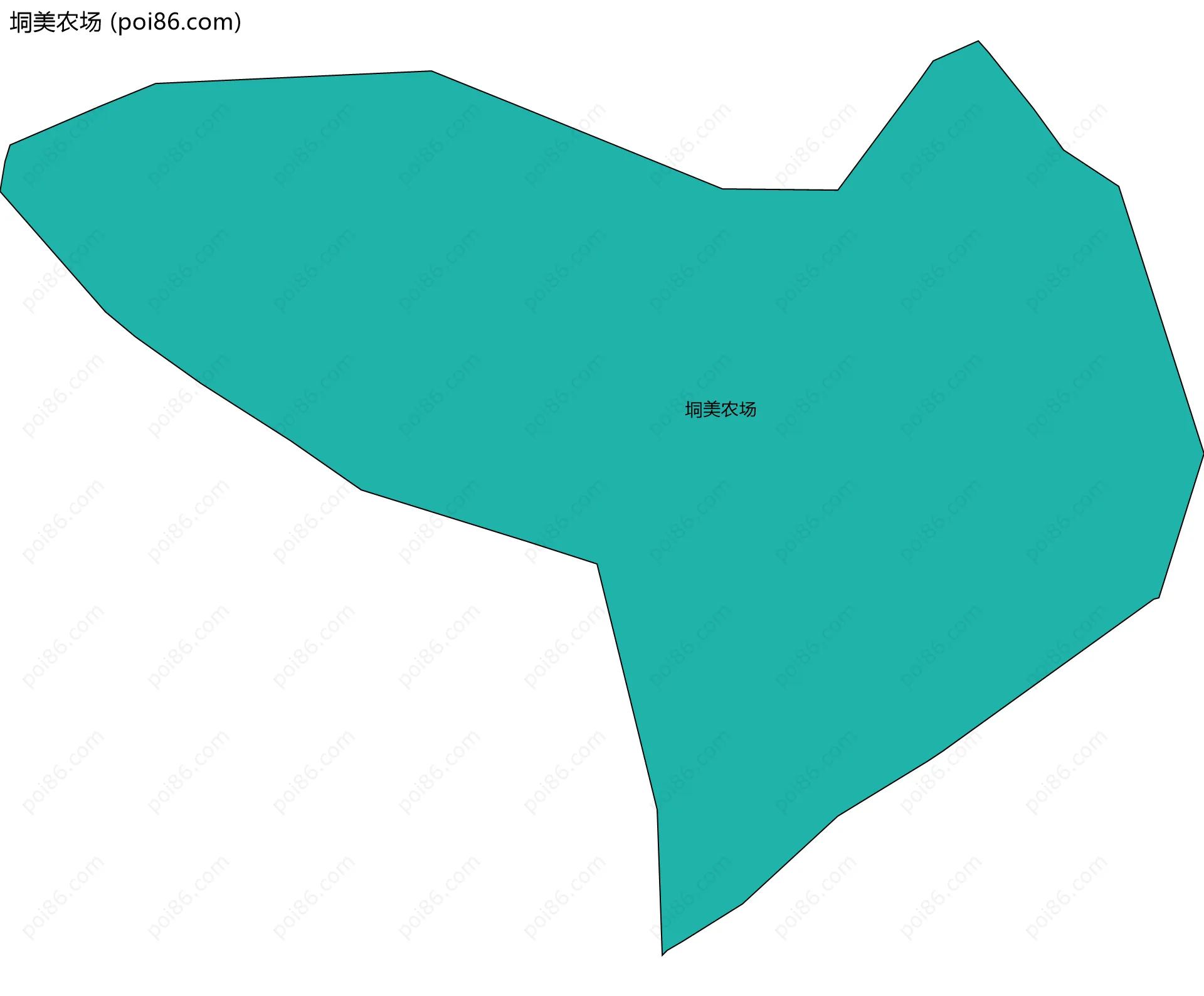 垌美农场边界地图