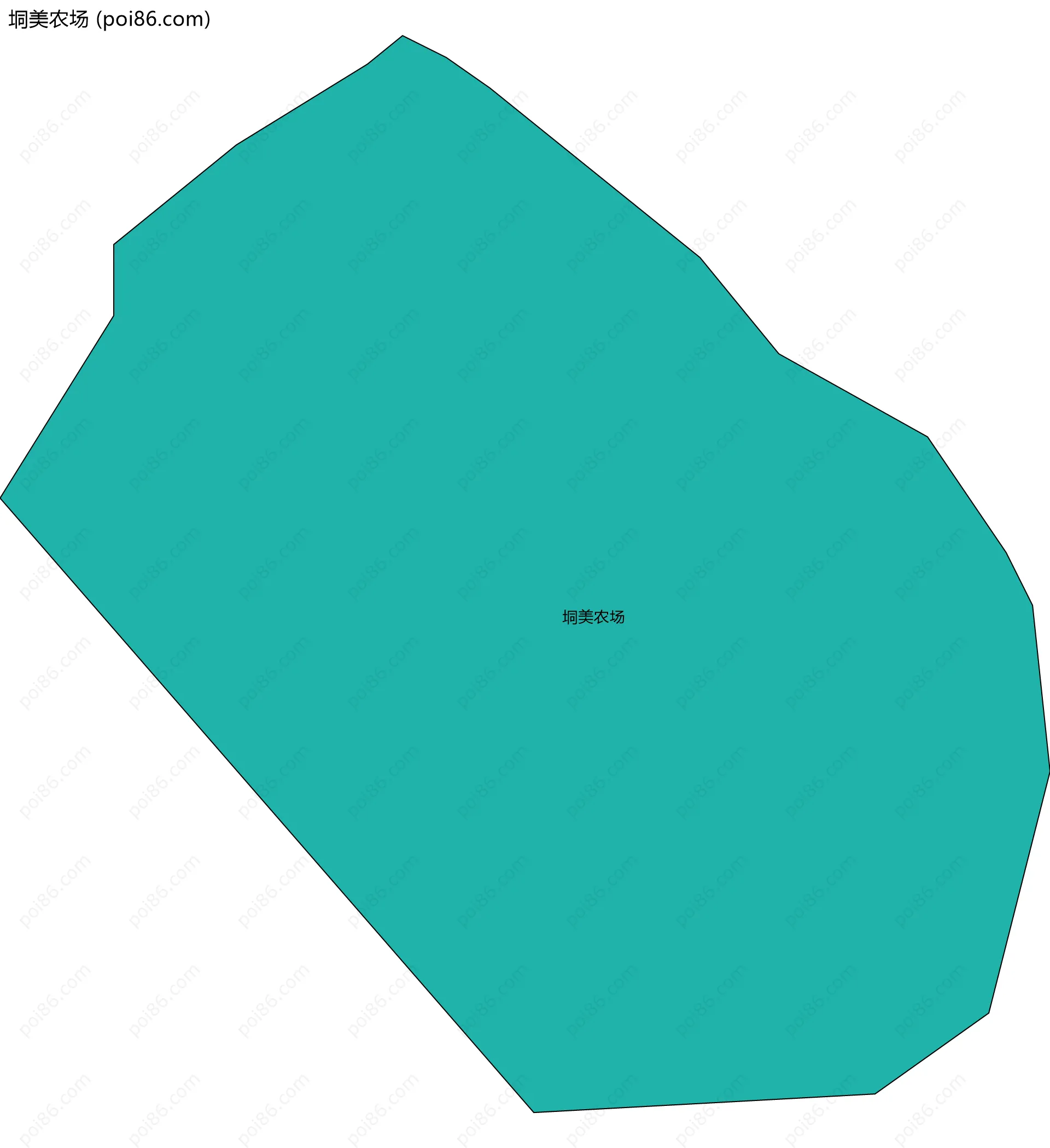 垌美农场边界地图