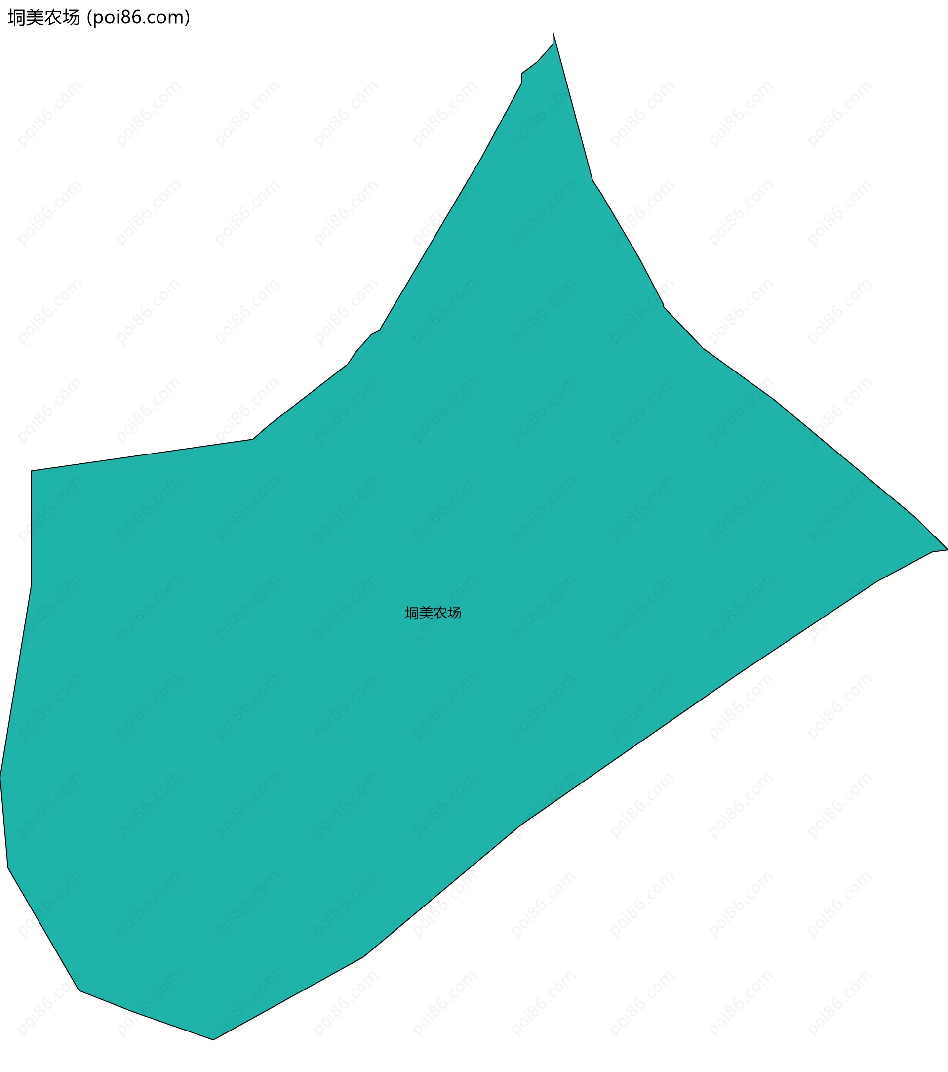 垌美农场边界地图