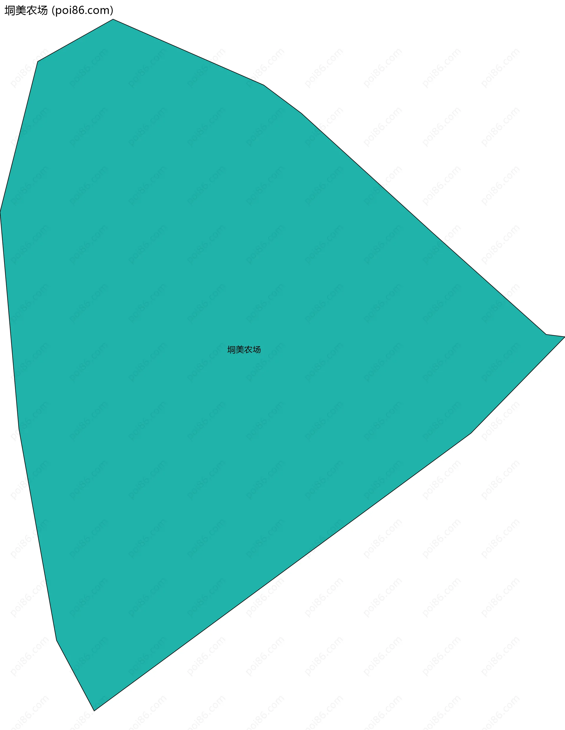 垌美农场边界地图