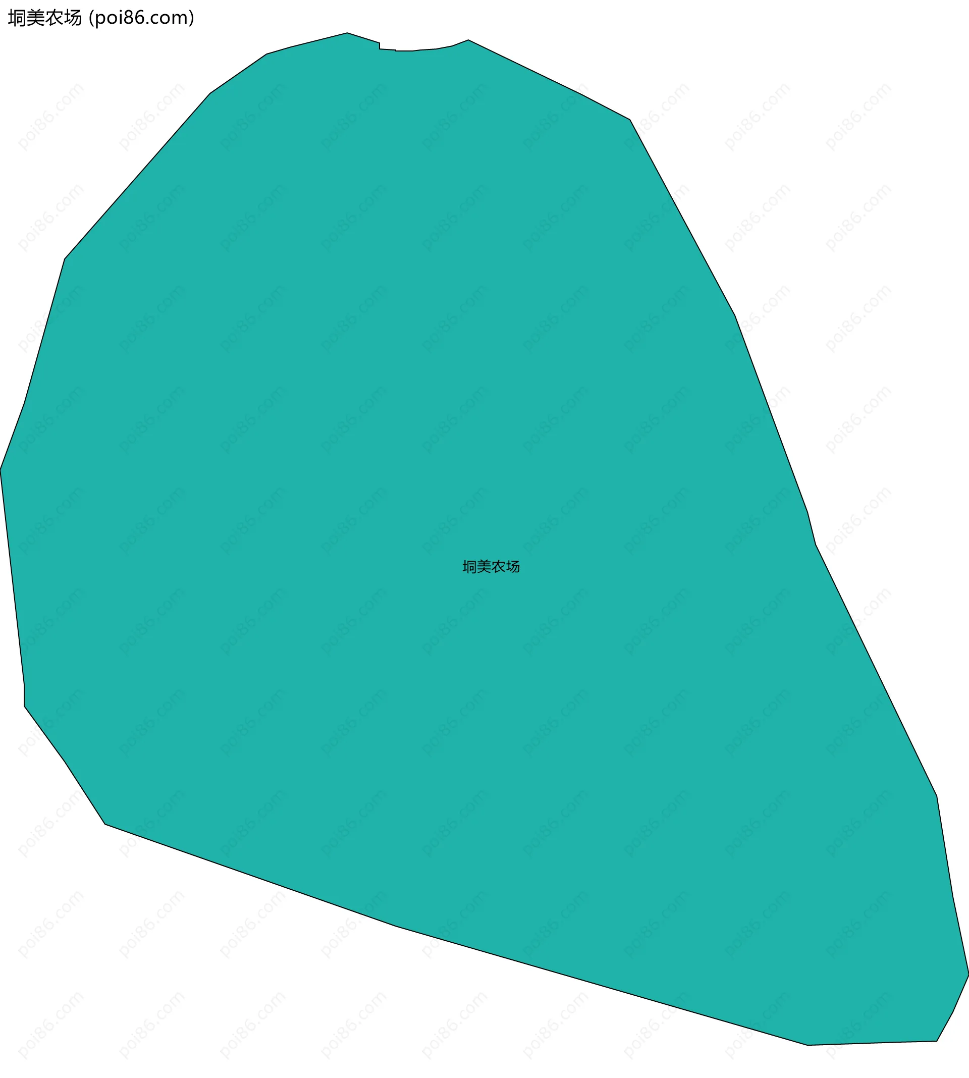 垌美农场边界地图