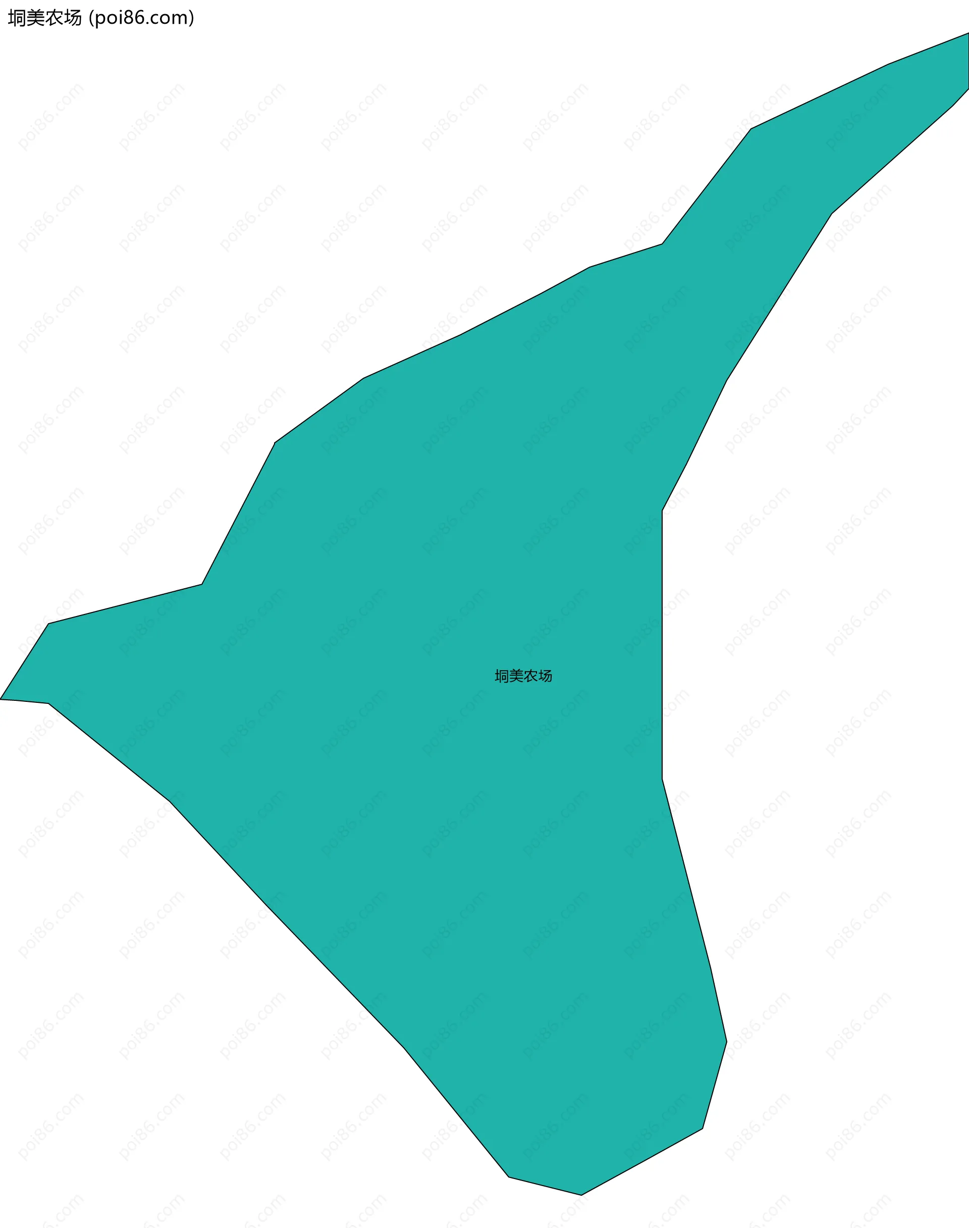 垌美农场边界地图