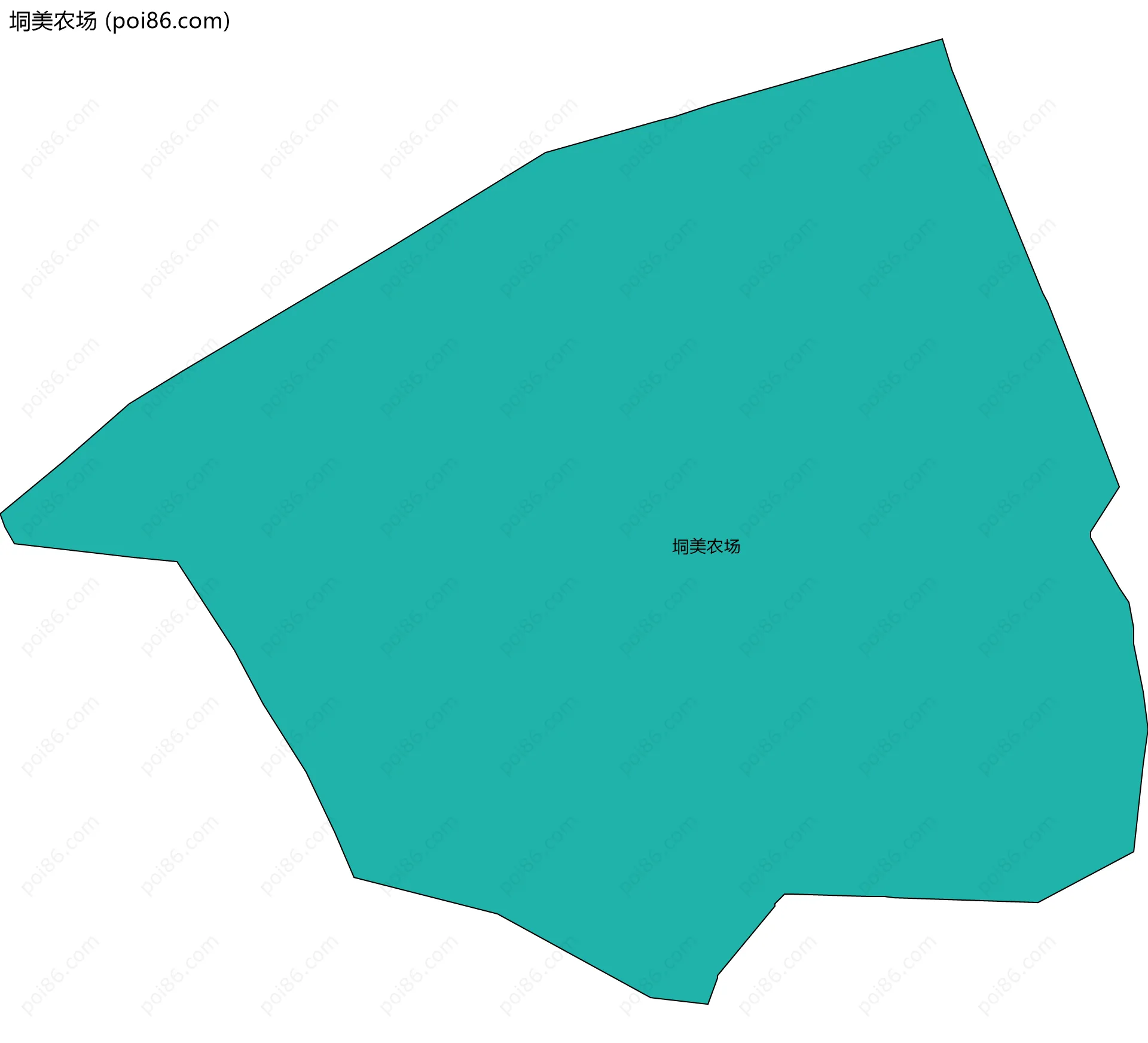 垌美农场边界地图
