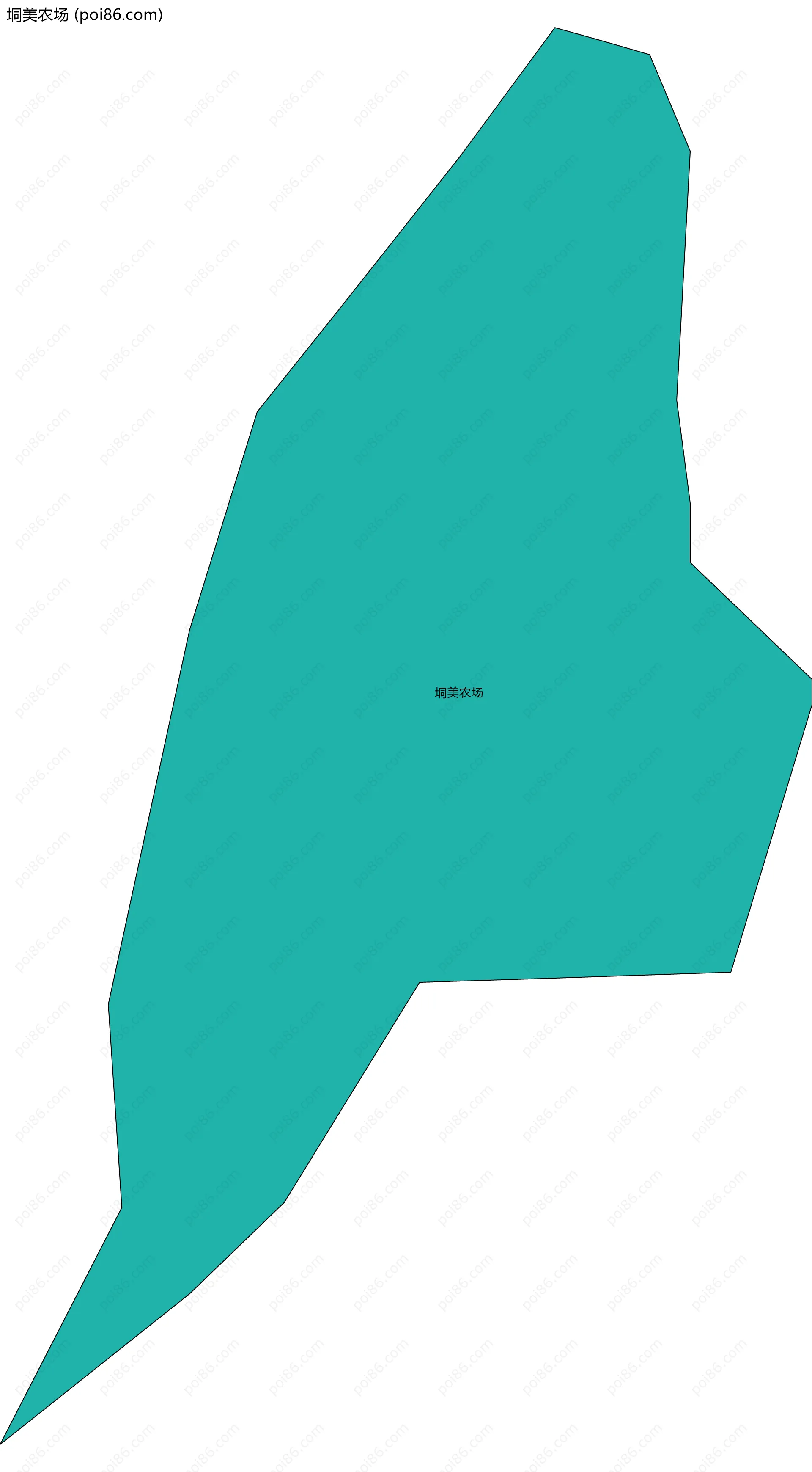 垌美农场边界地图