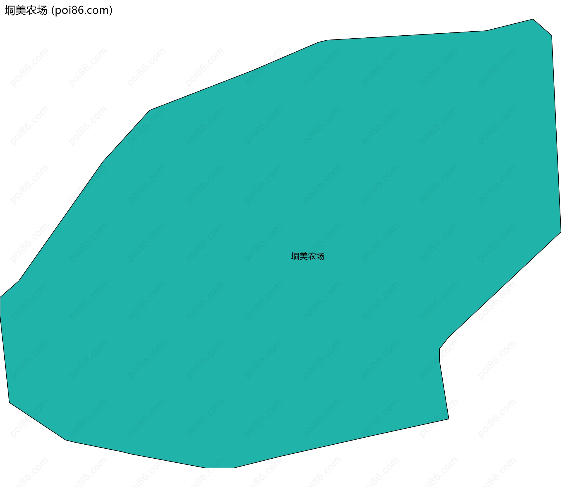 垌美农场边界地图
