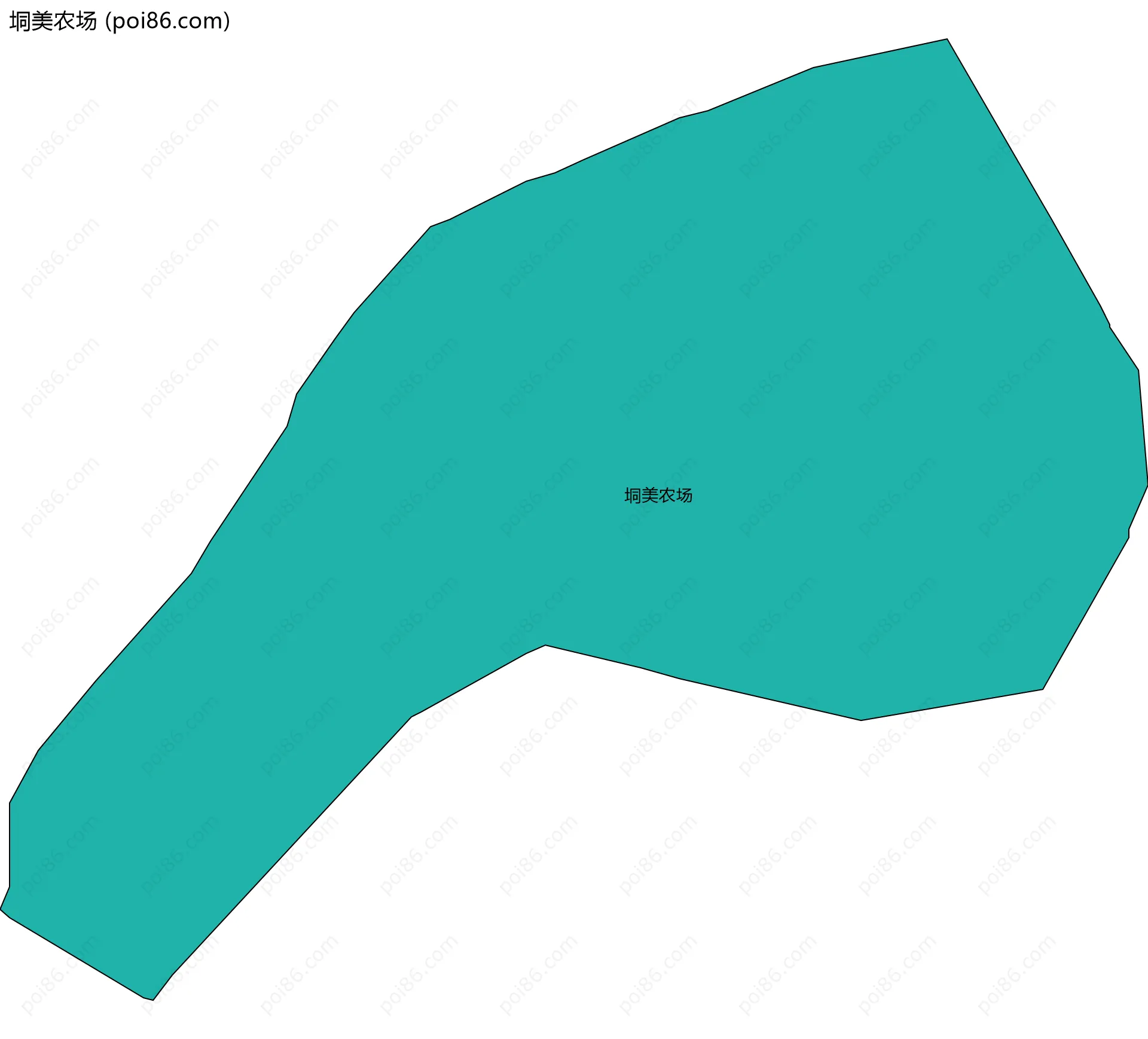 垌美农场边界地图
