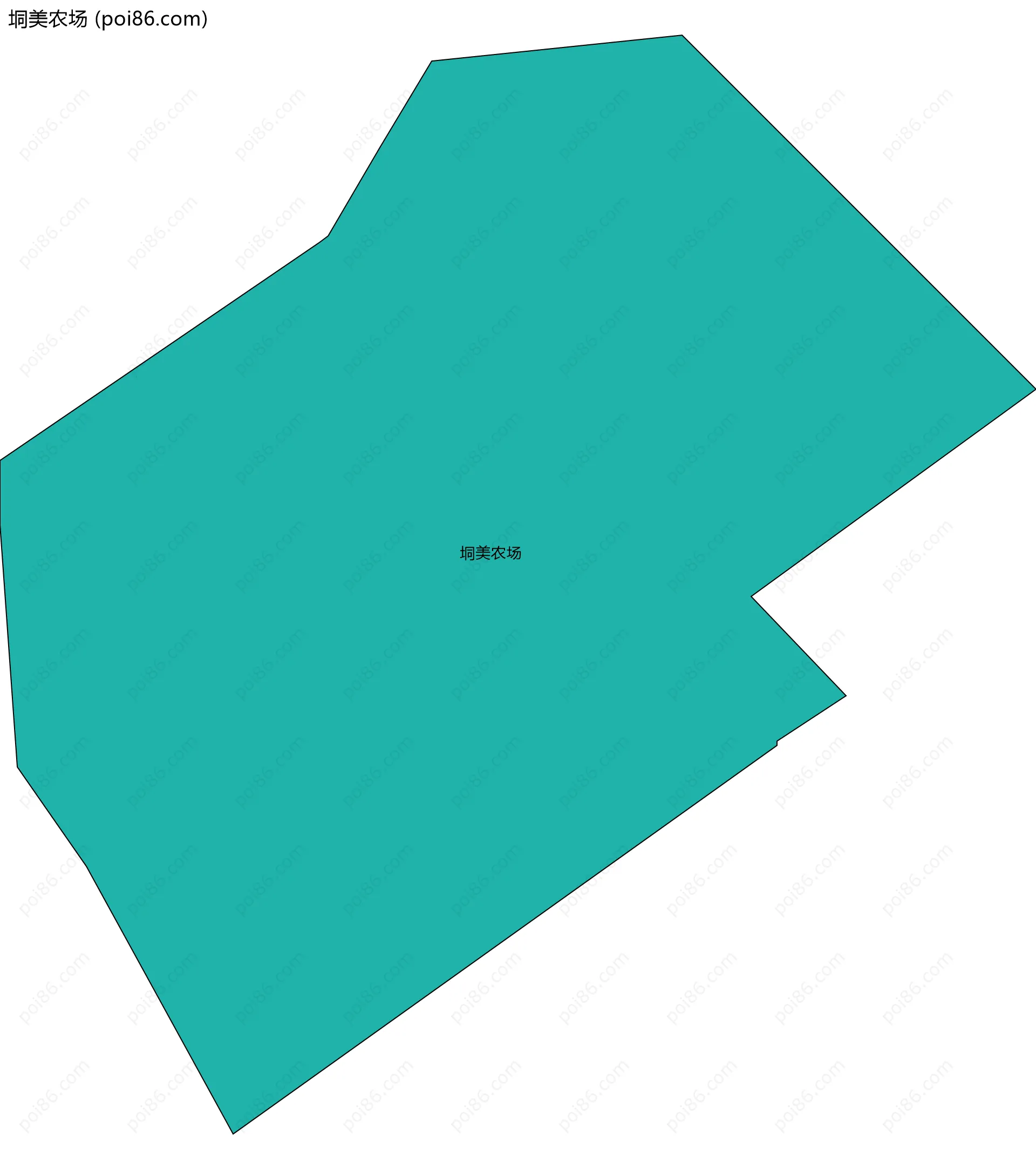 垌美农场边界地图