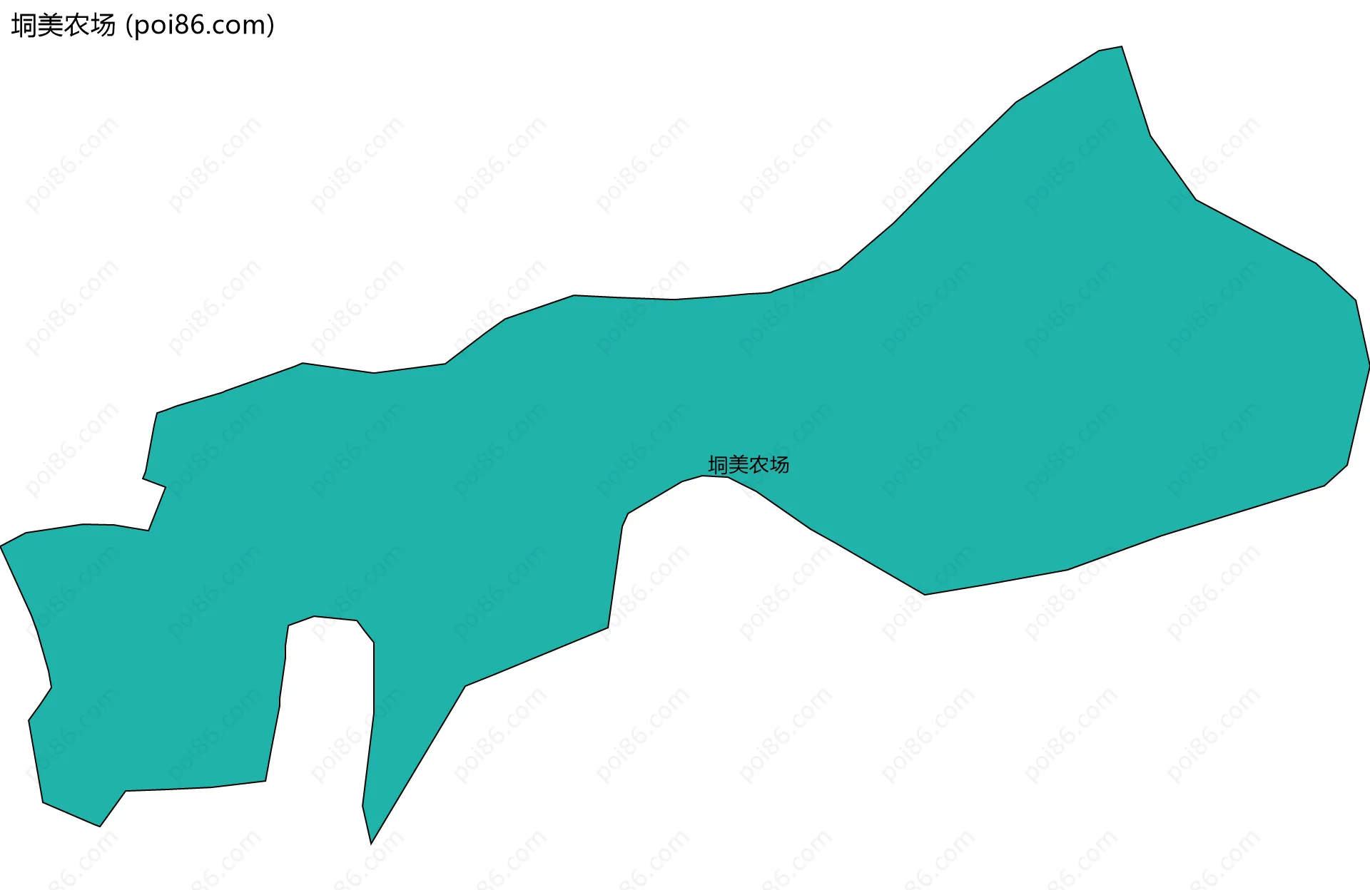 垌美农场边界地图