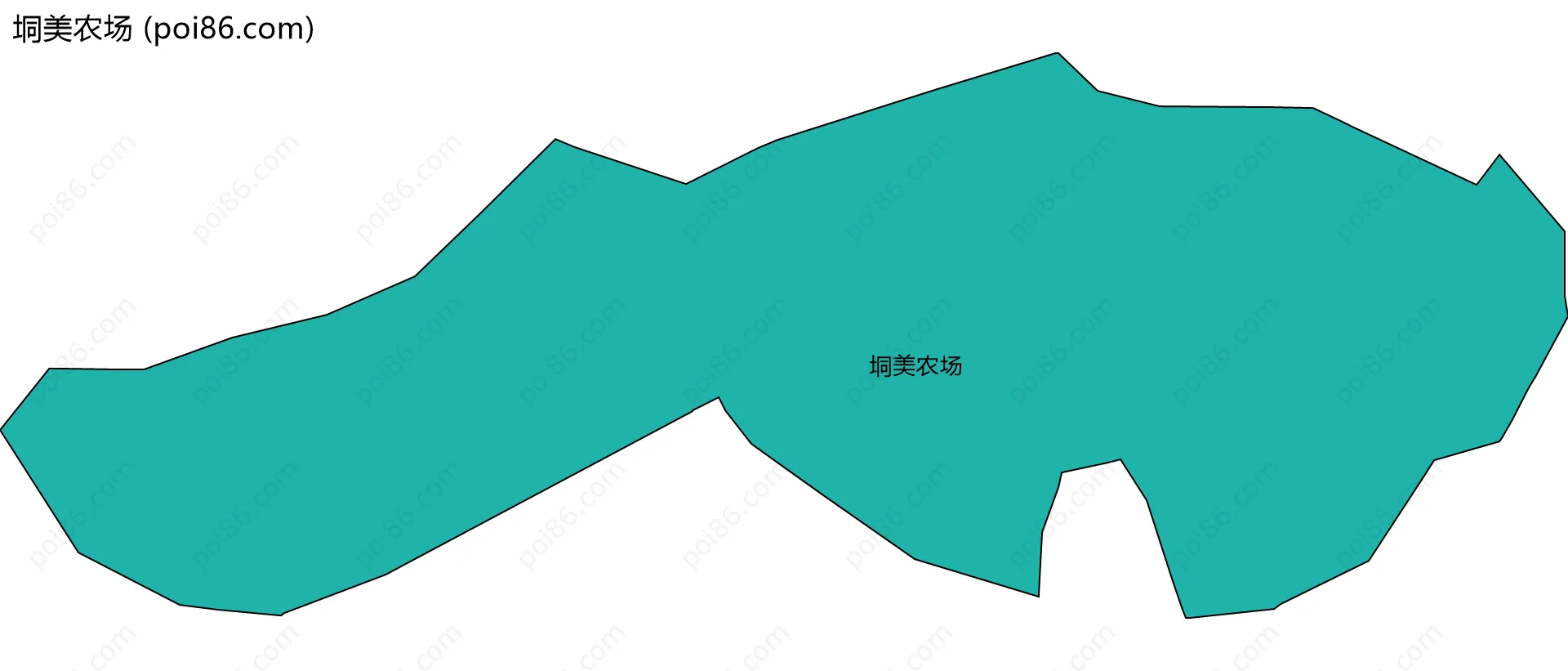 垌美农场边界地图