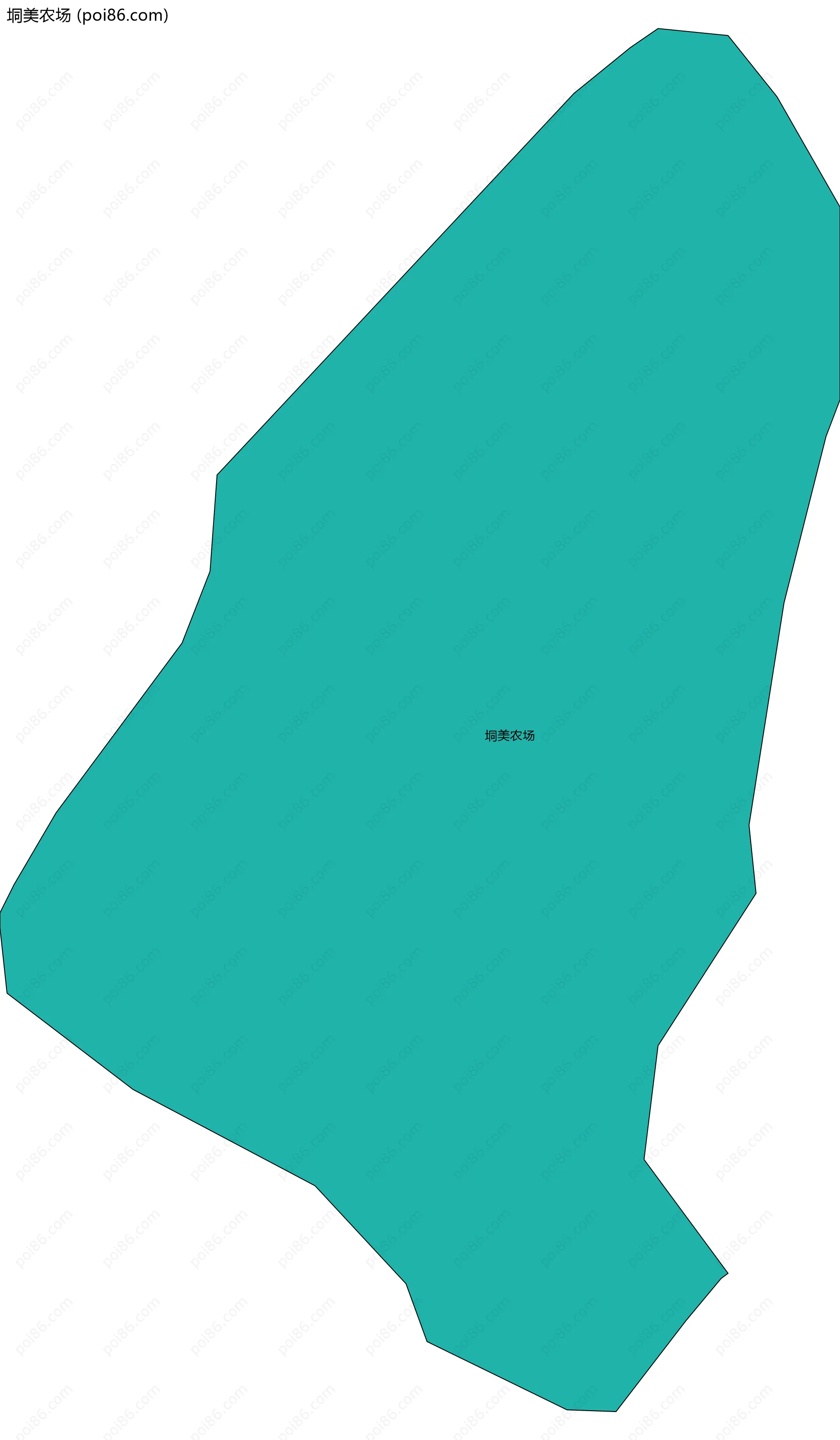 垌美农场边界地图