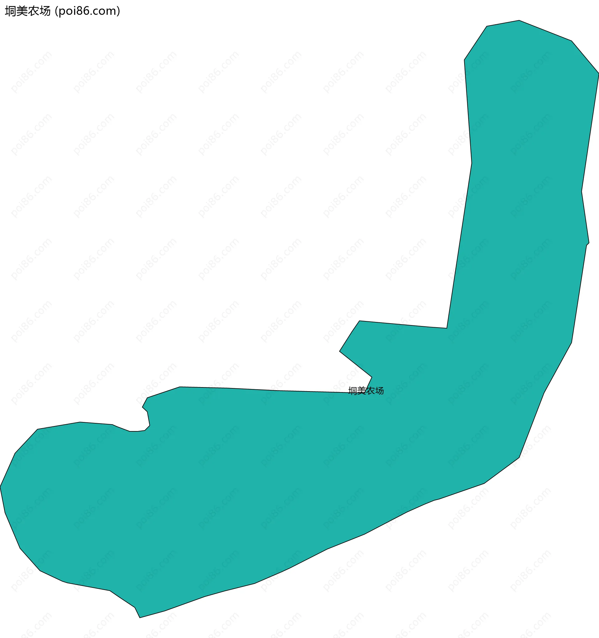 垌美农场边界地图