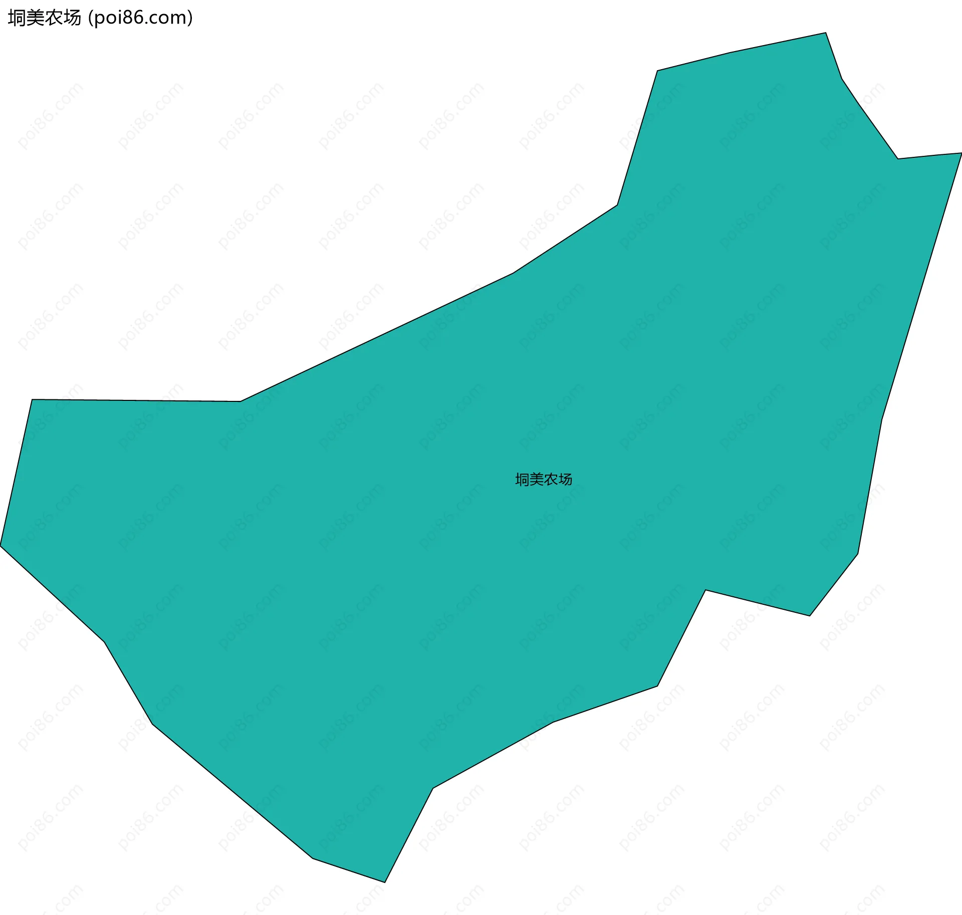 垌美农场边界地图