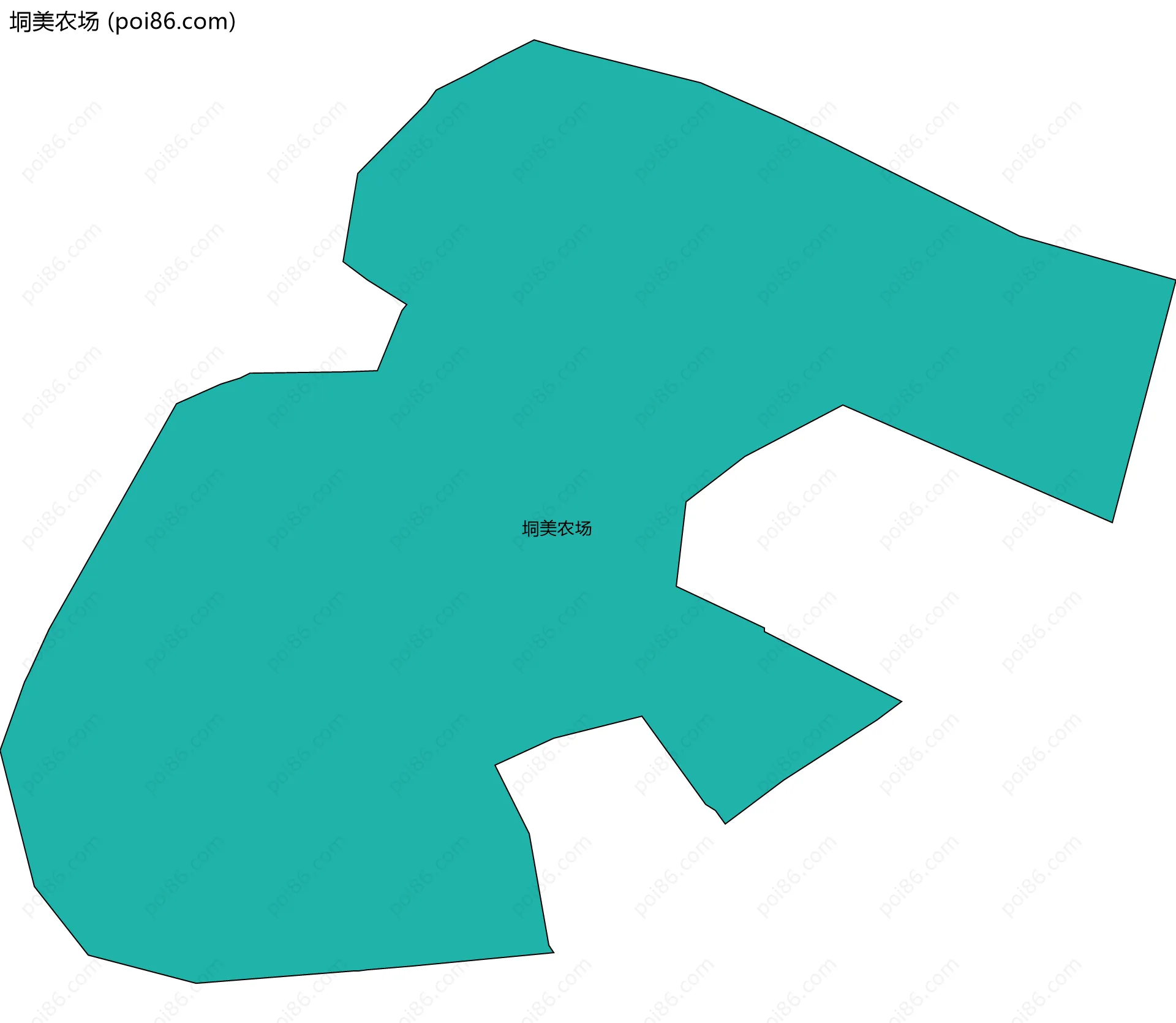 垌美农场边界地图