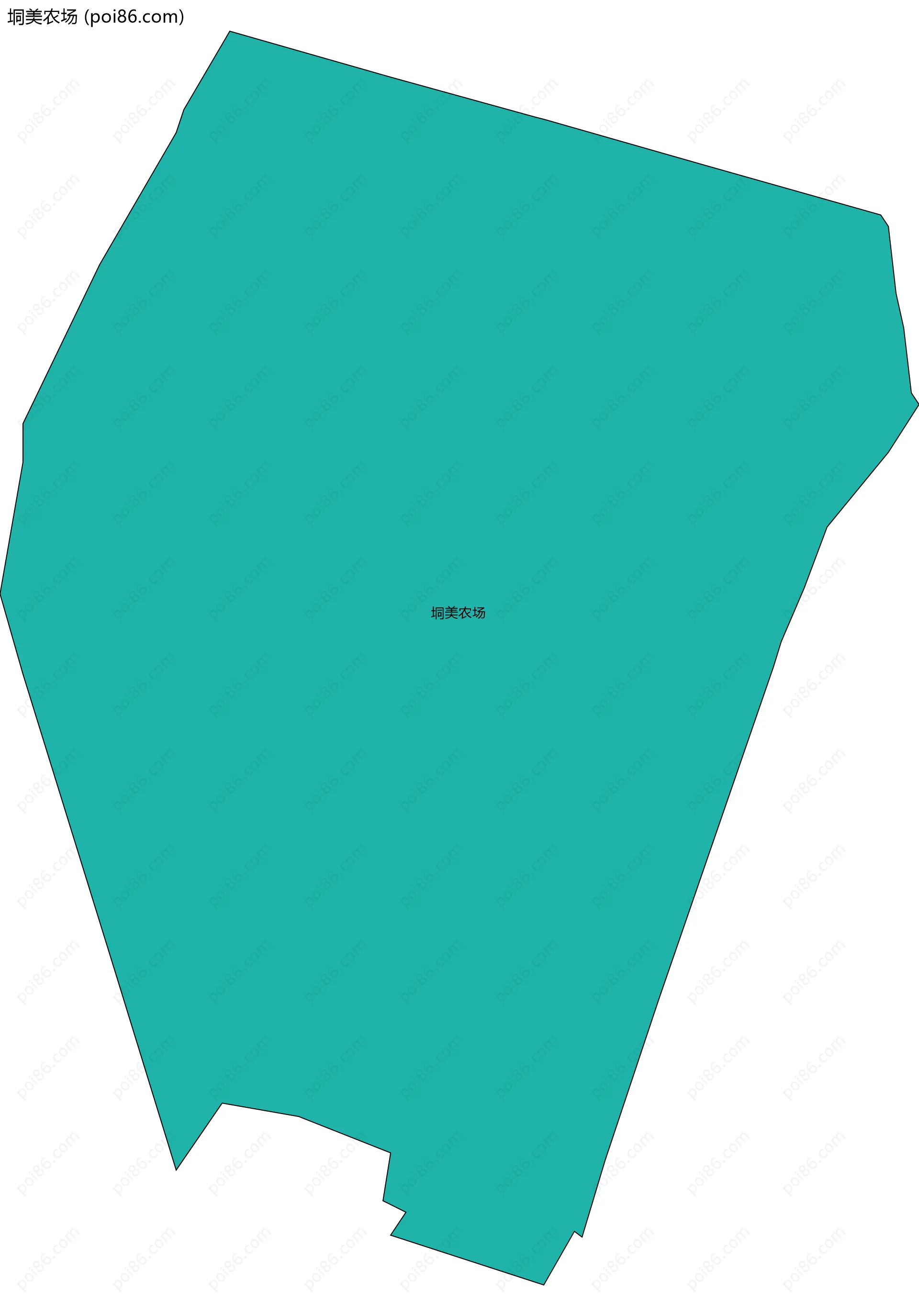 垌美农场边界地图