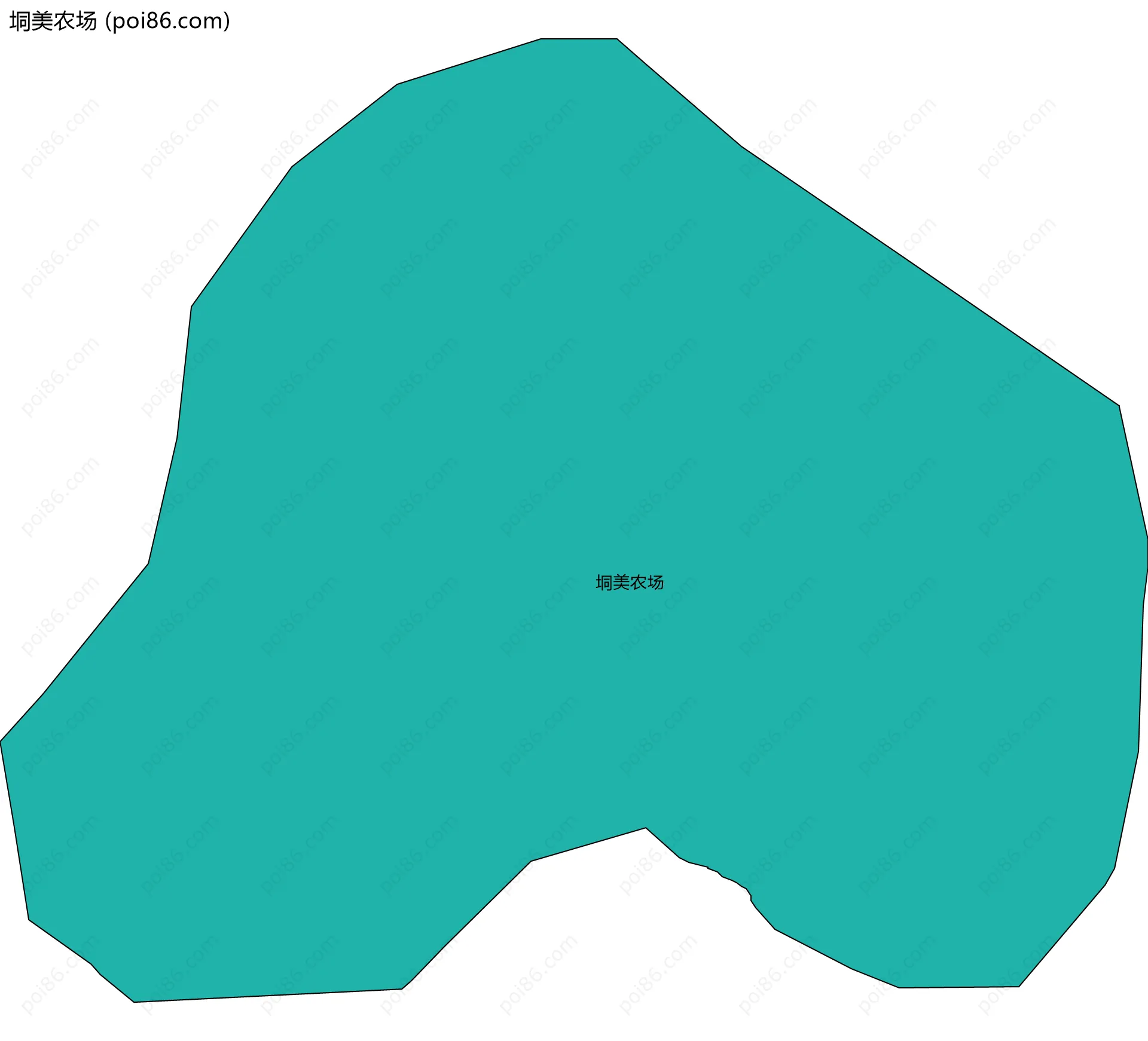 垌美农场边界地图