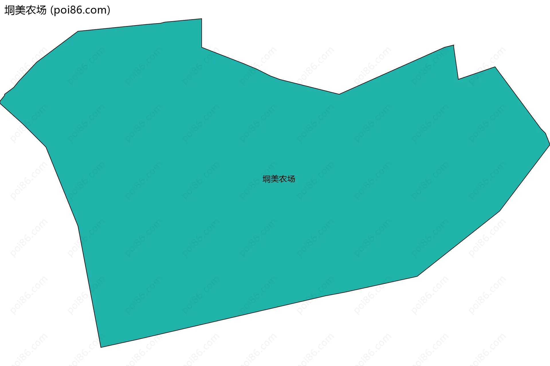 垌美农场边界地图