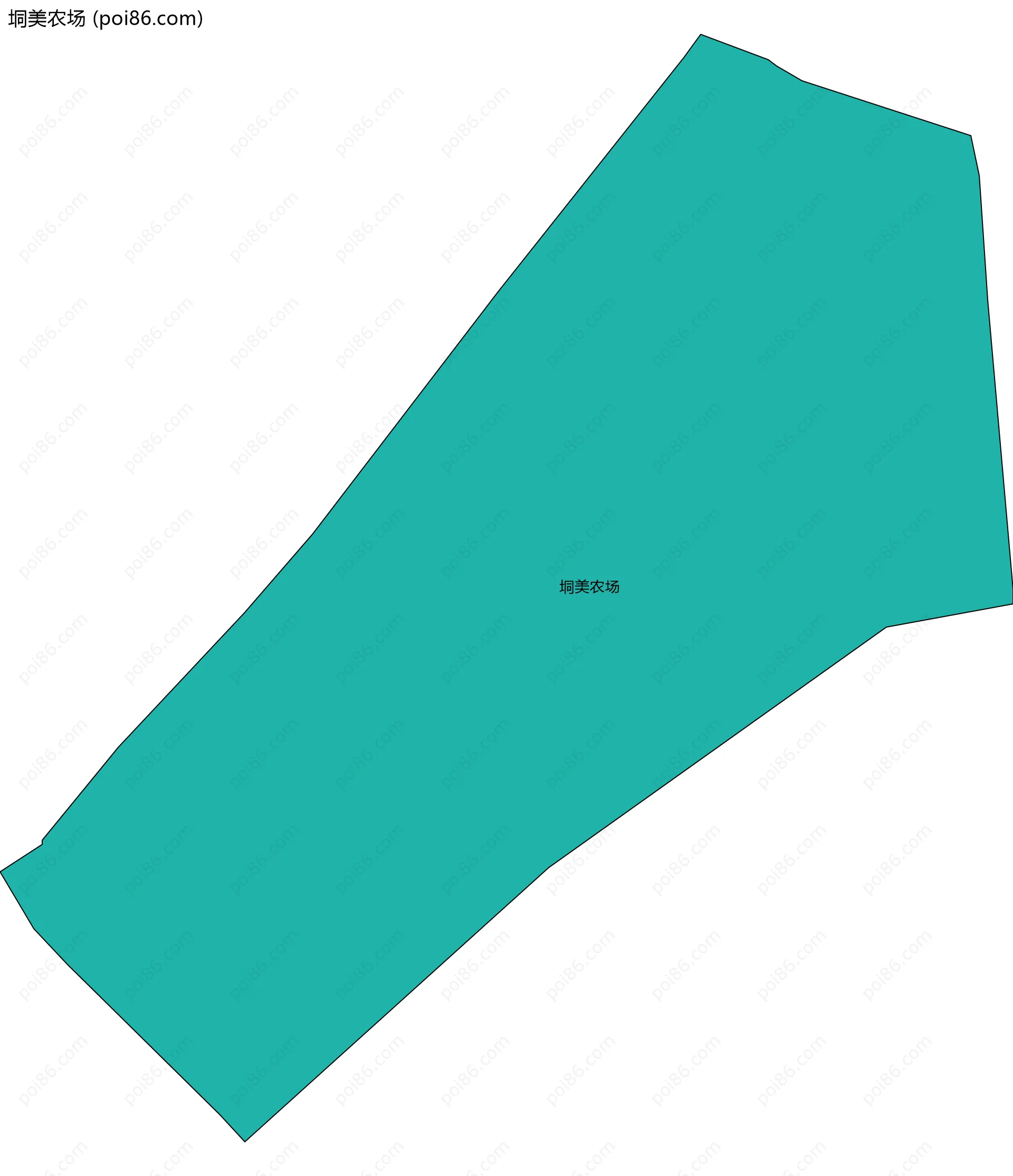 垌美农场边界地图