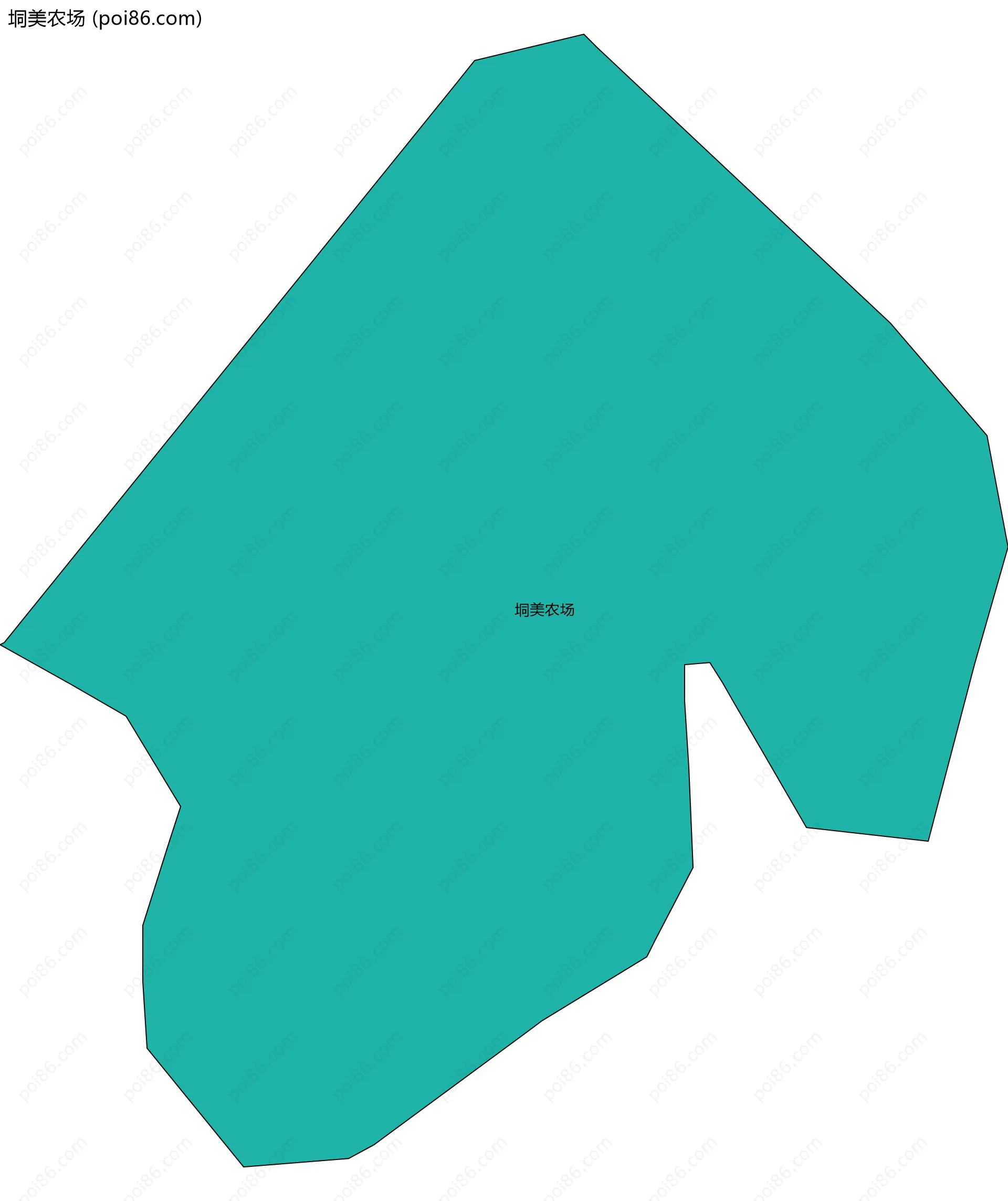 垌美农场边界地图