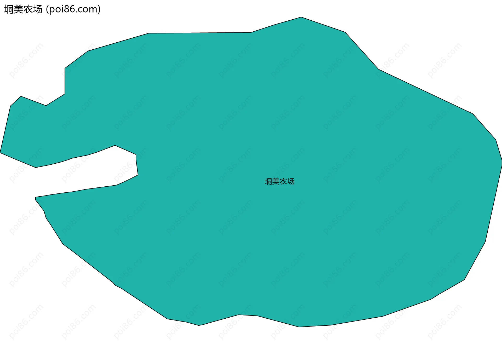 垌美农场边界地图