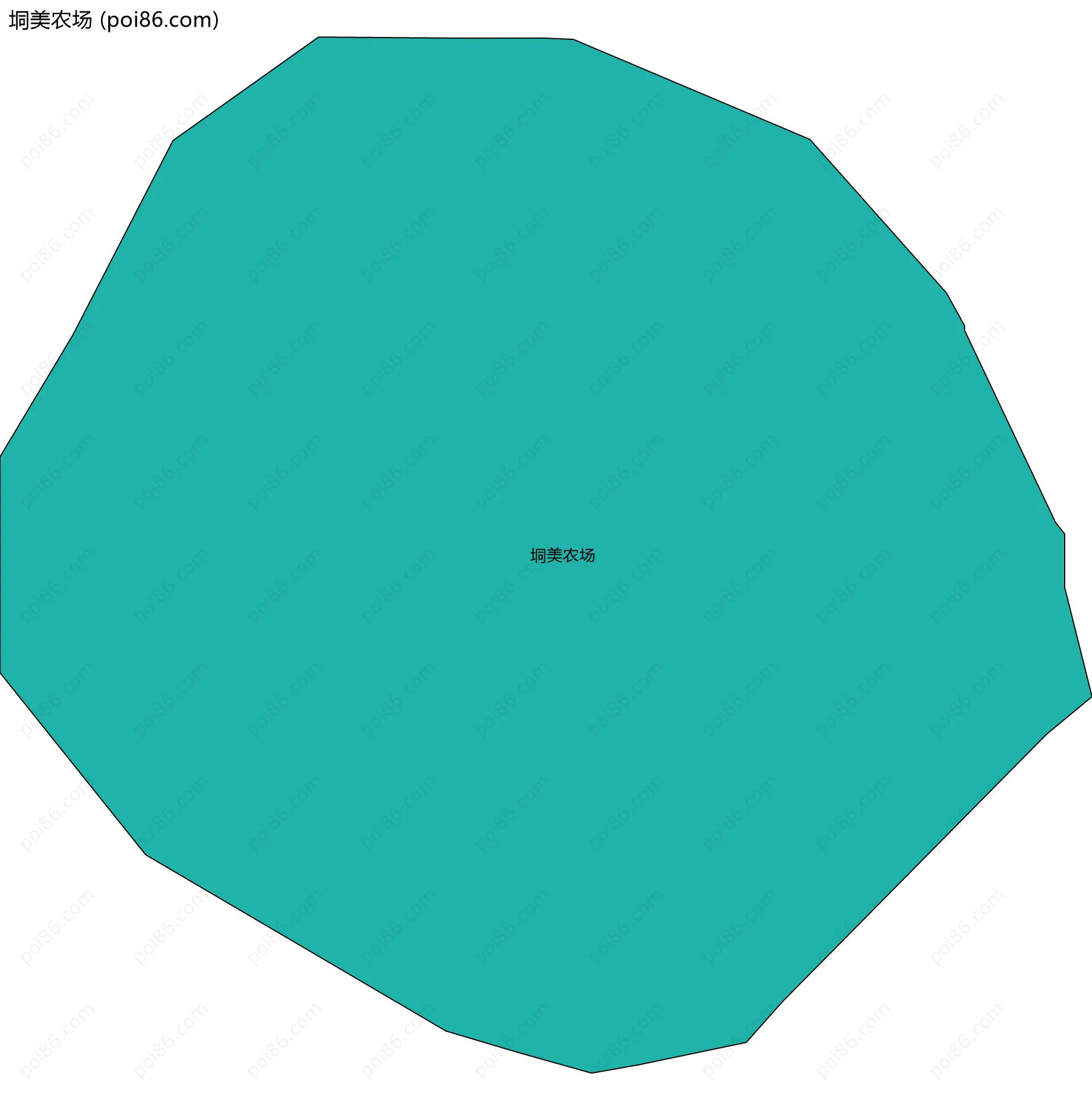 垌美农场边界地图