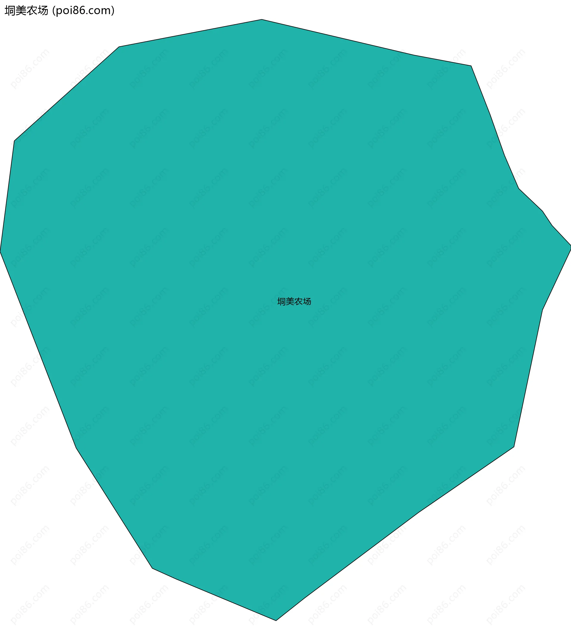 垌美农场边界地图