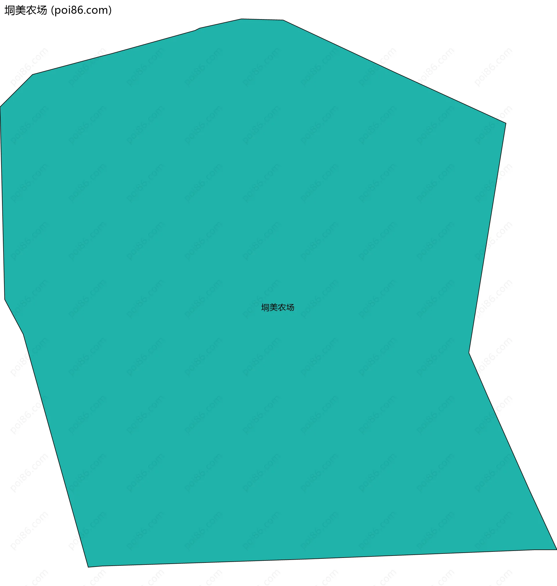 垌美农场边界地图