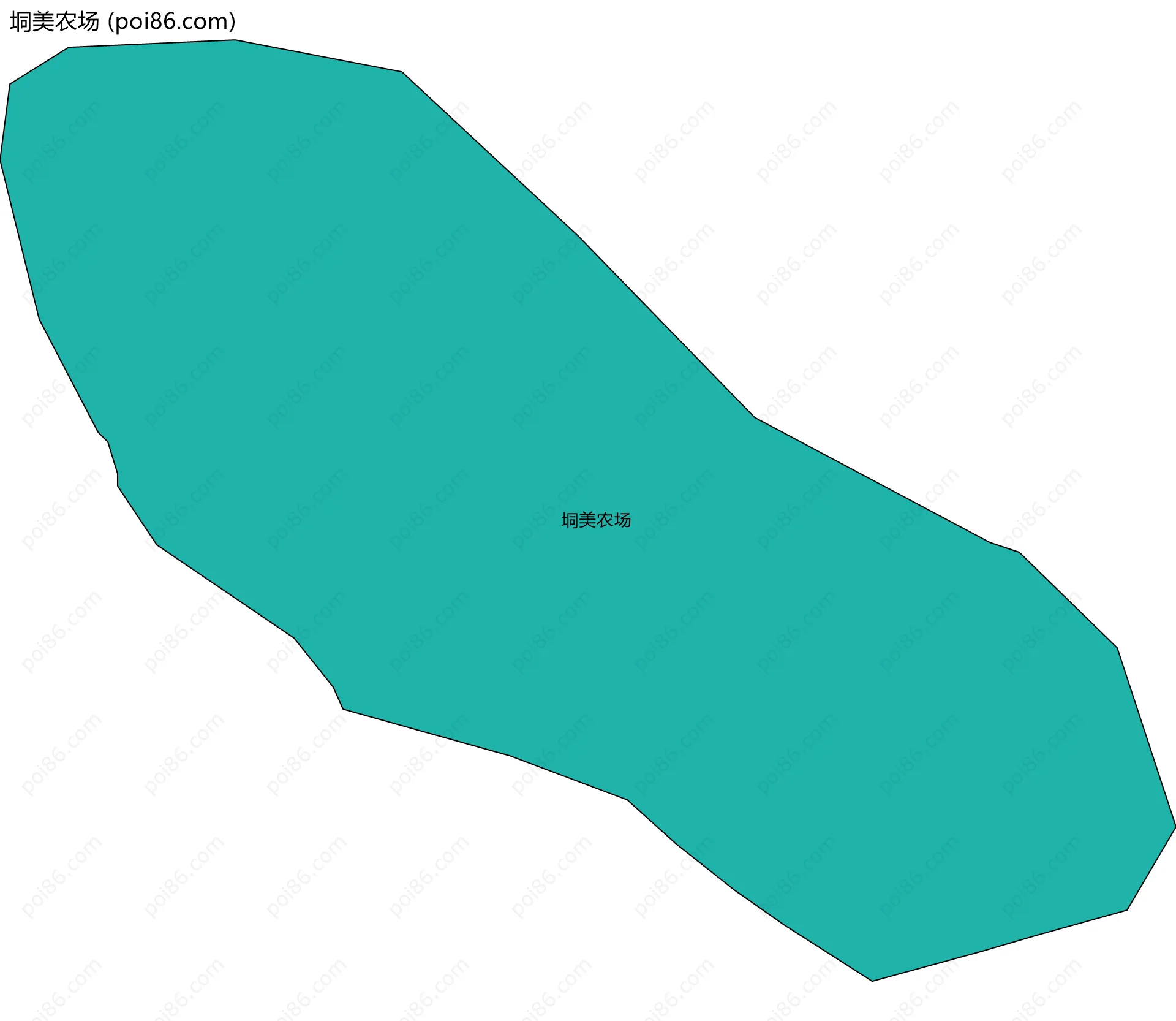 垌美农场边界地图