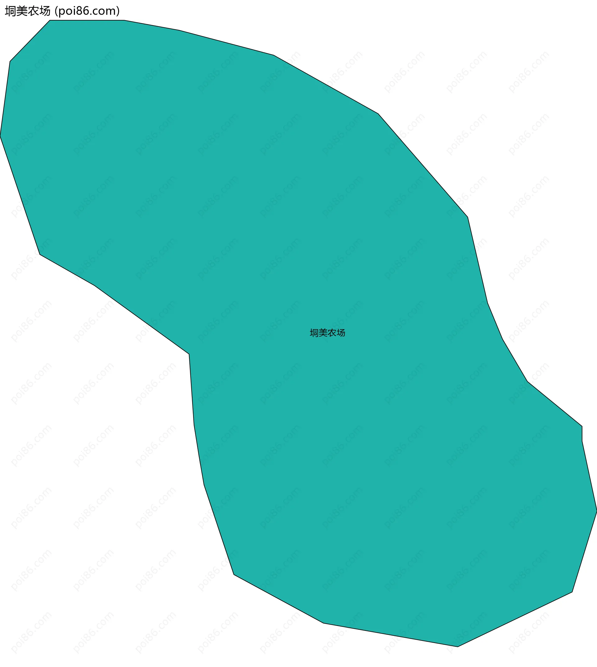 垌美农场边界地图