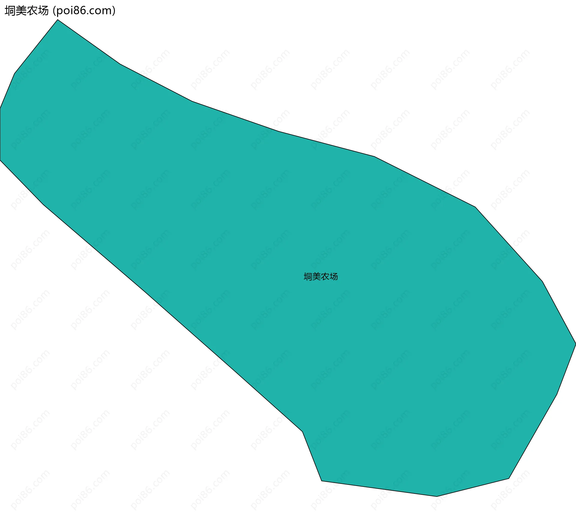 垌美农场边界地图