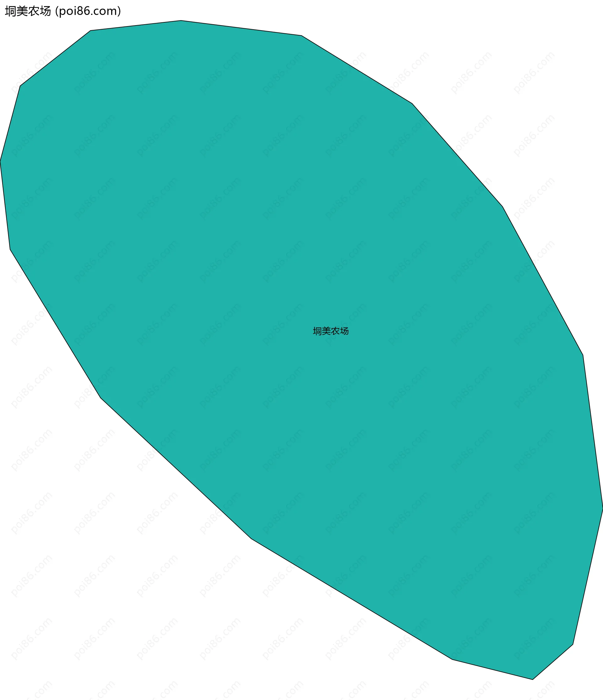 垌美农场边界地图