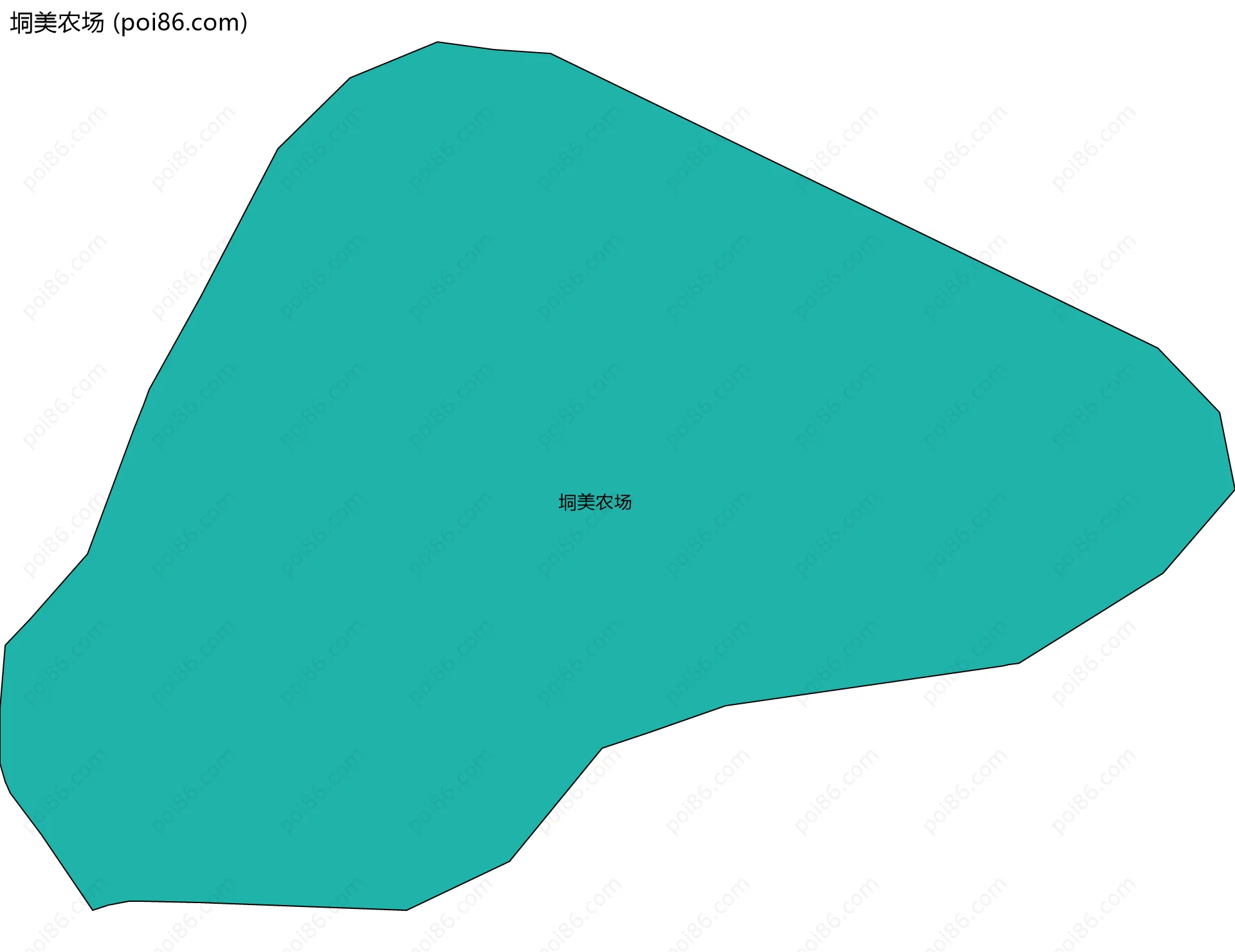 垌美农场边界地图