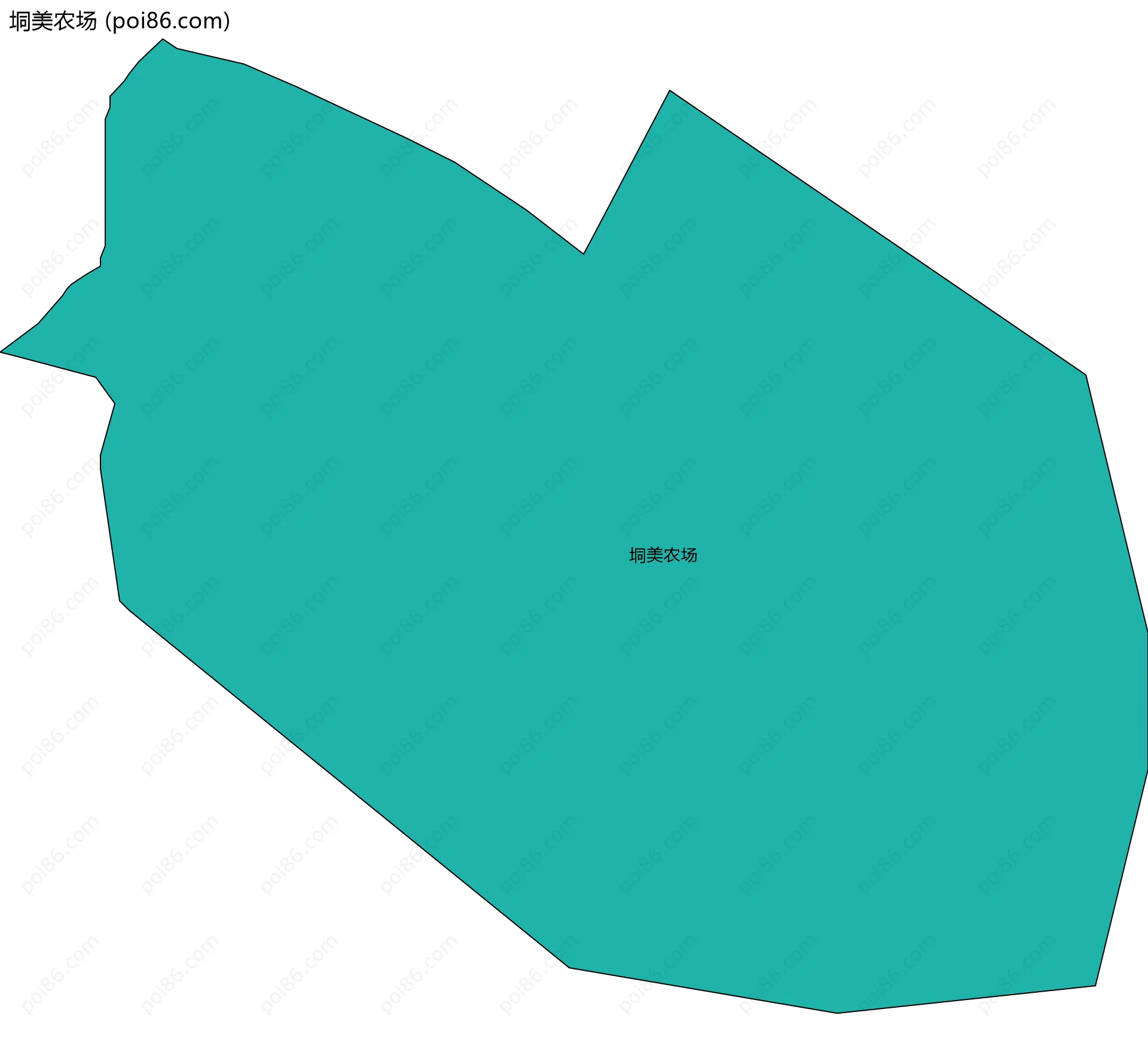 垌美农场边界地图