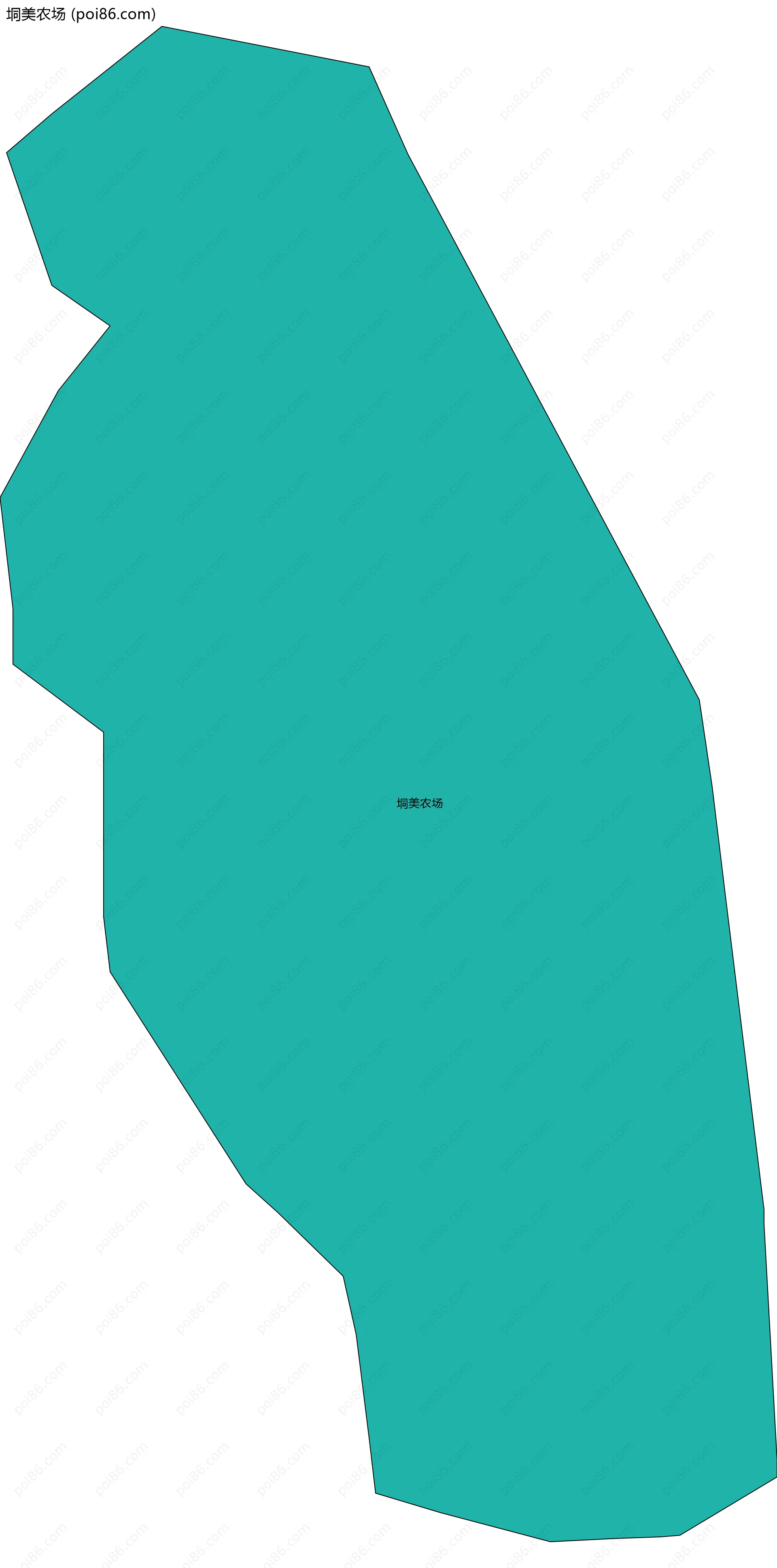 垌美农场边界地图