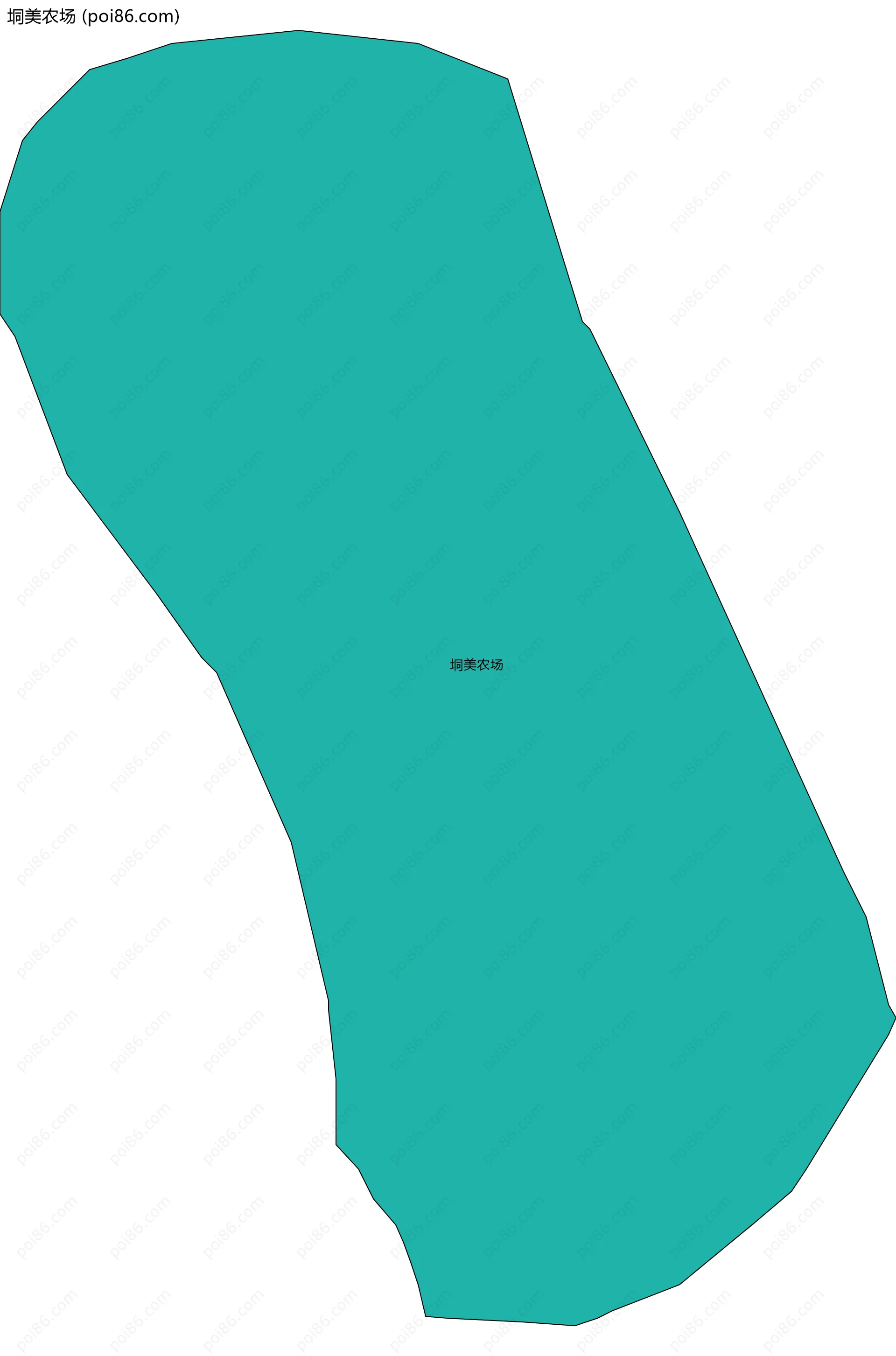 垌美农场边界地图