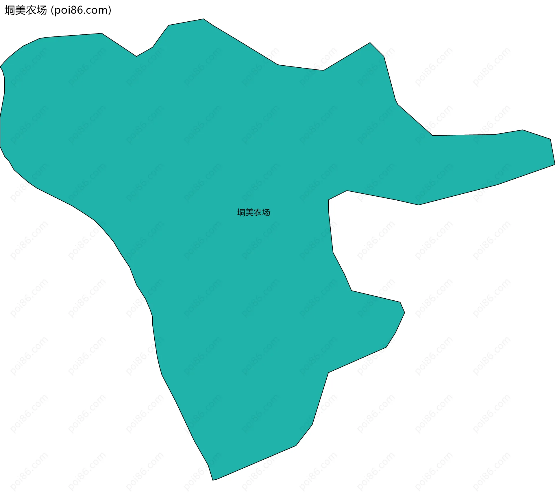 垌美农场边界地图