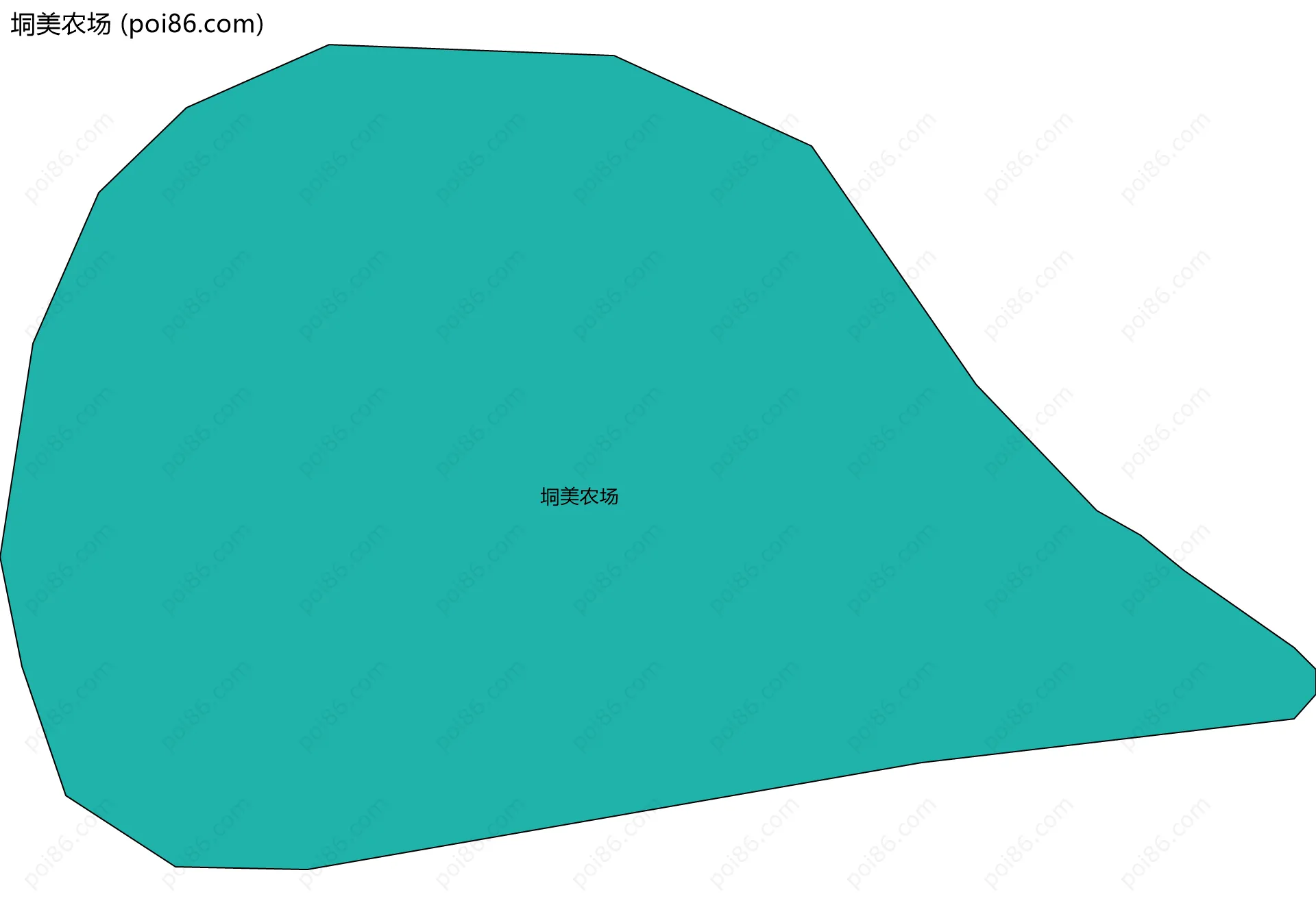 垌美农场边界地图