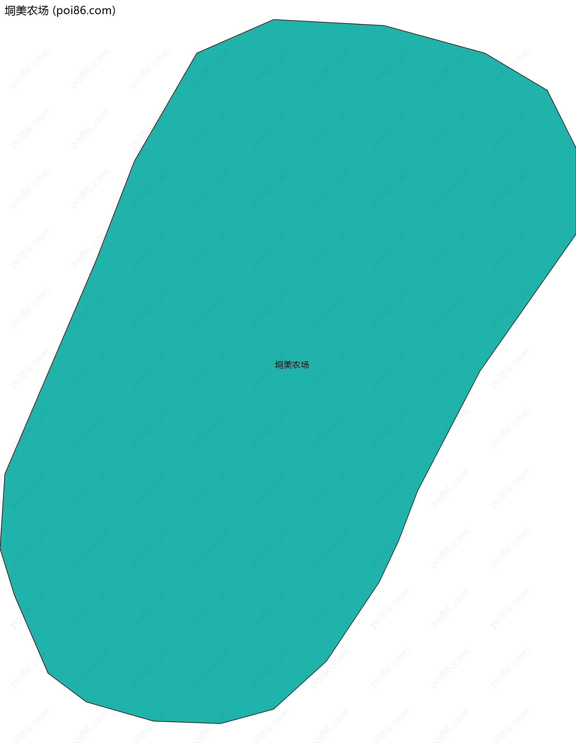 垌美农场边界地图